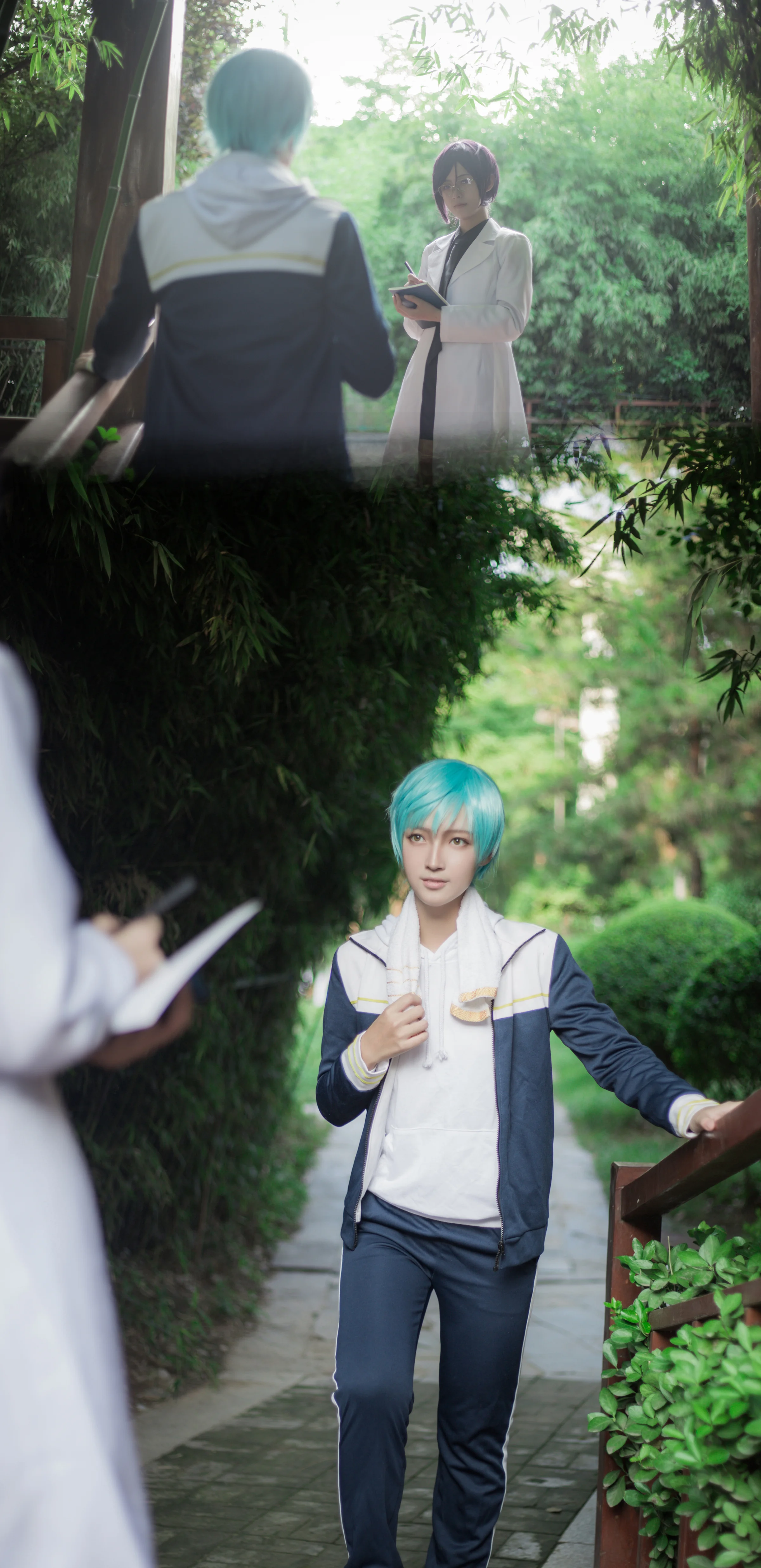 刀剑乱舞 一期一振x药研藤四郎內番COS写真