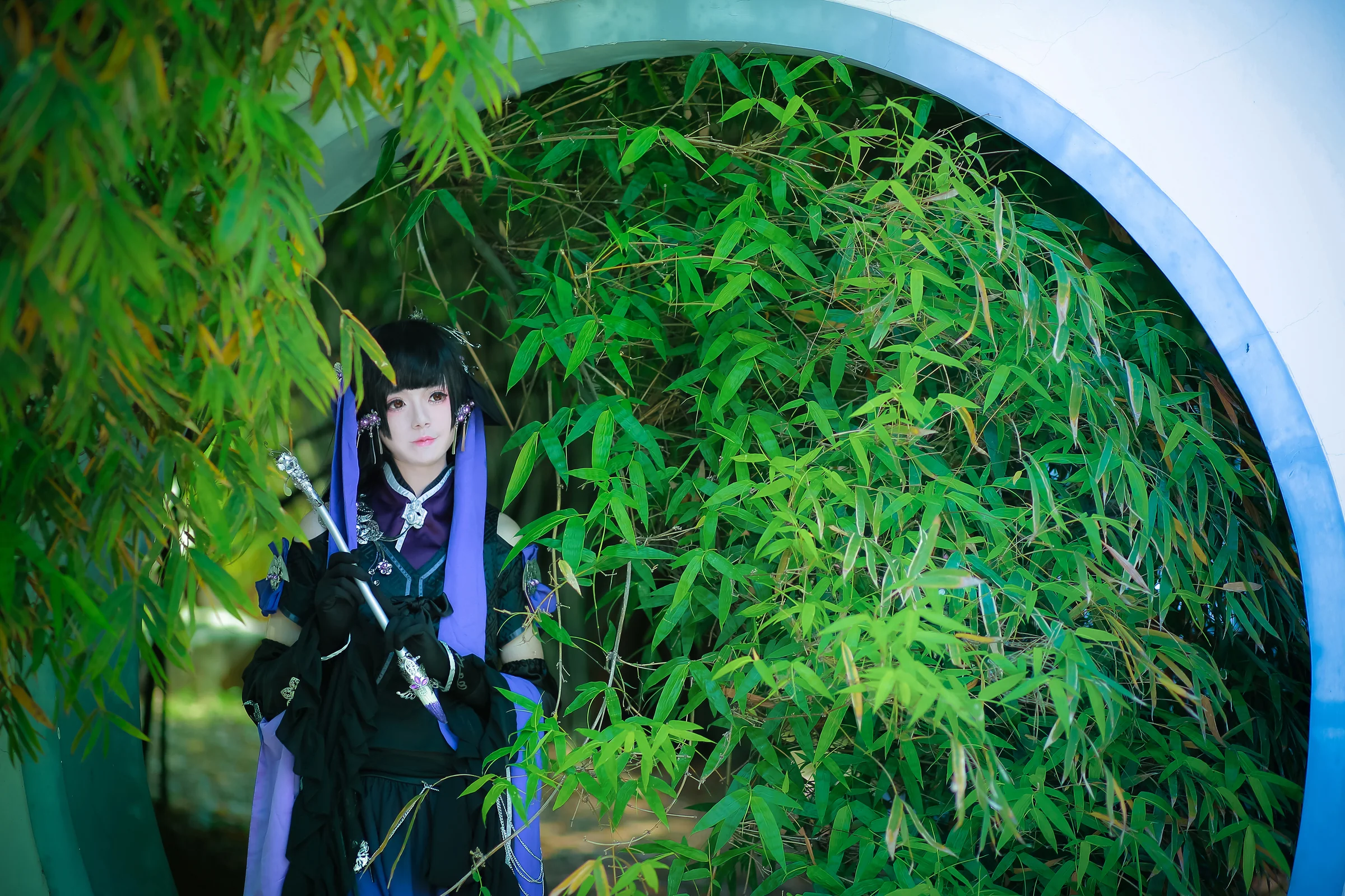 剑三定国花萝COS写真
