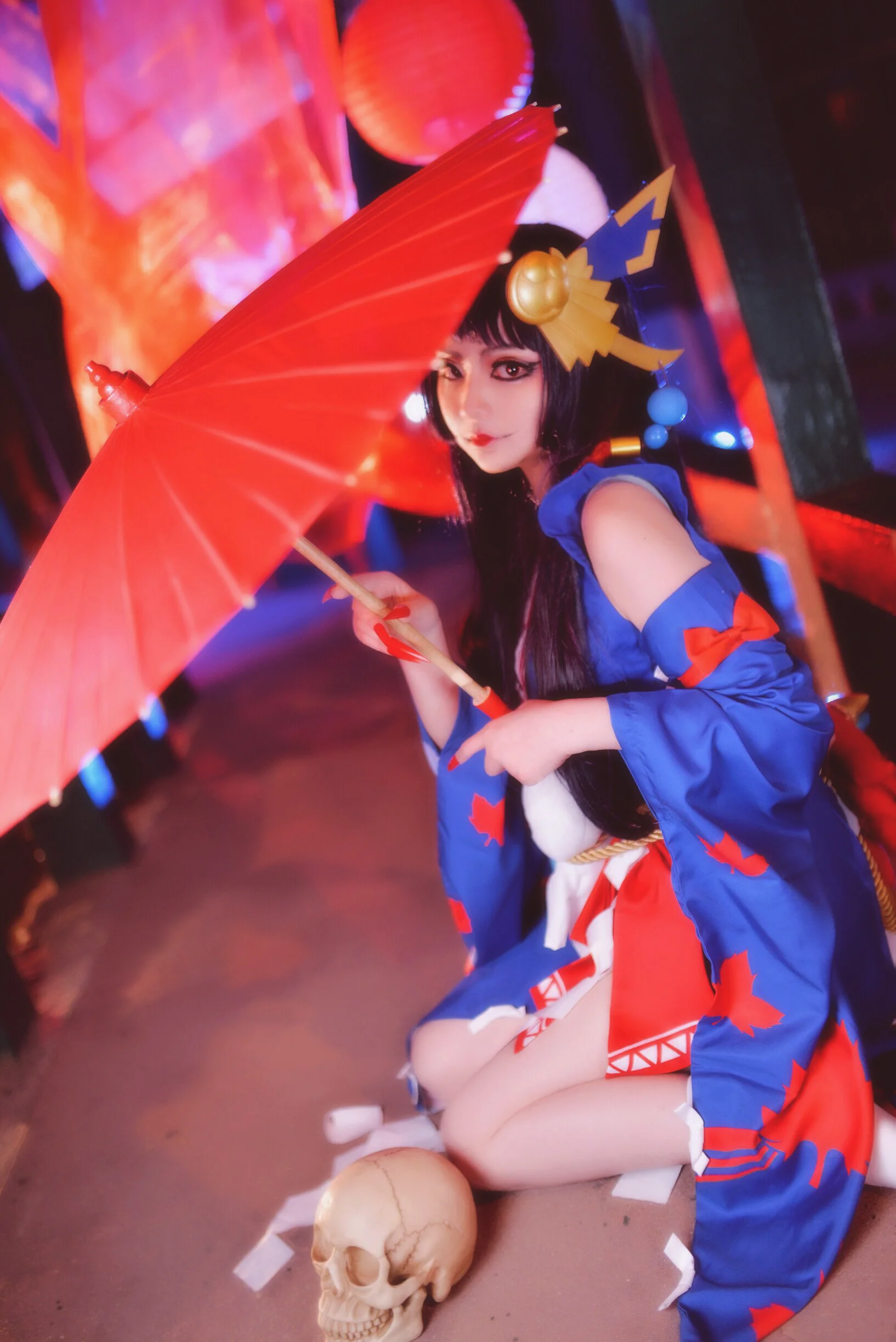 鬼女红叶COS写真 是绝美的女鬼