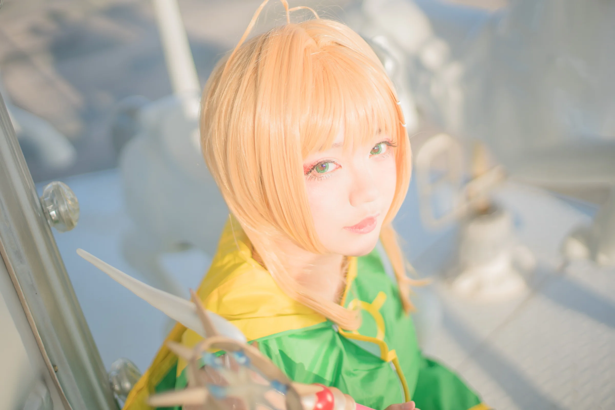 小樱青蛙战斗服COS写真