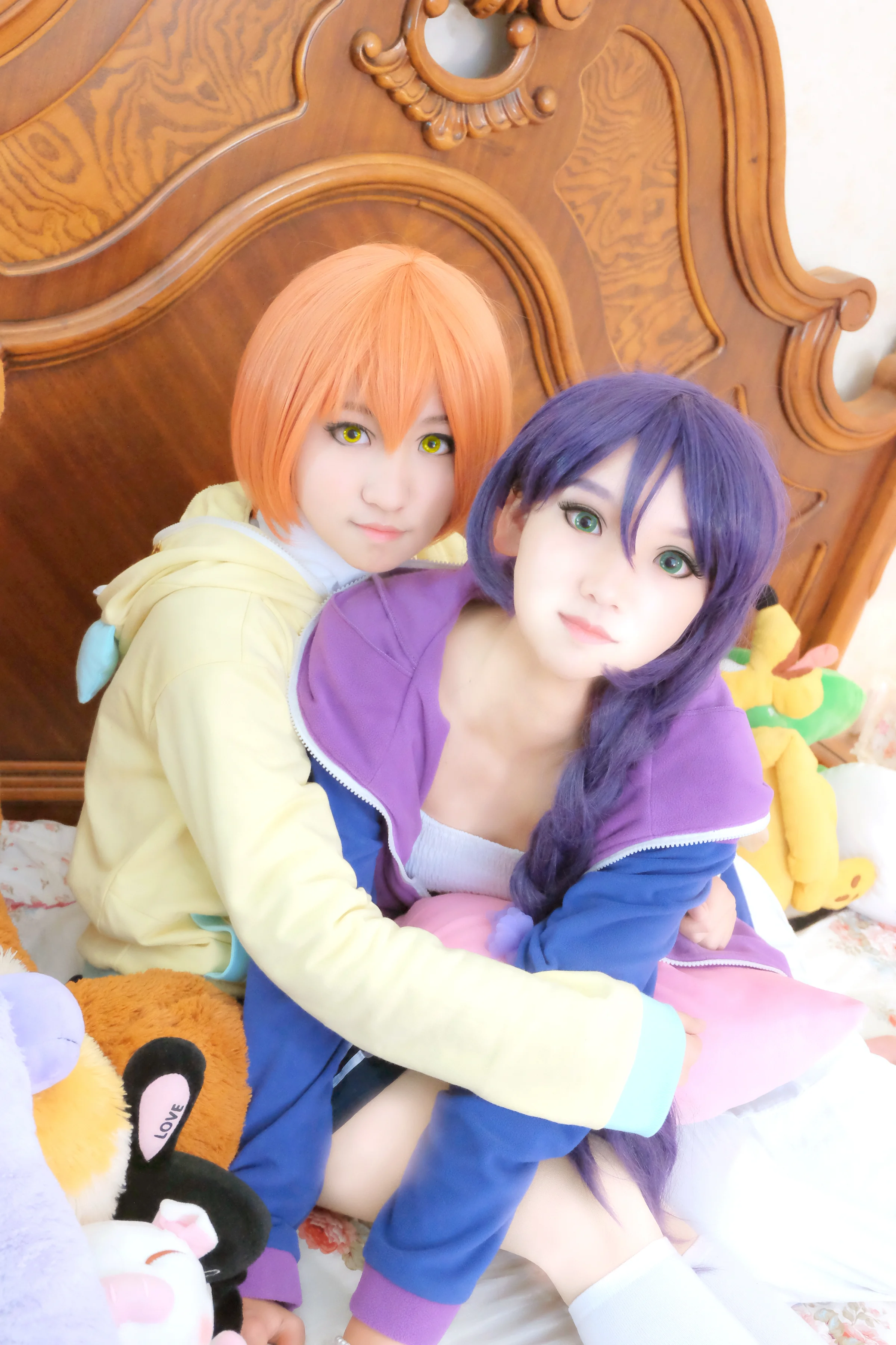 LoveLive！星空凛&东条希动物未觉醒COS写真
