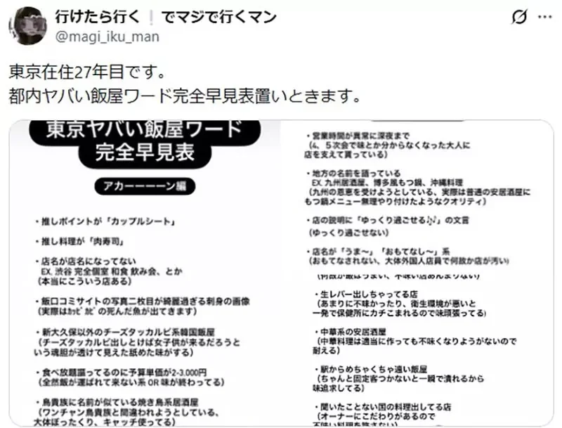 資深東京人分享《東京餐廳避雷攻略》遵守這幾點就不怕踏進黑店了｜高清图片集