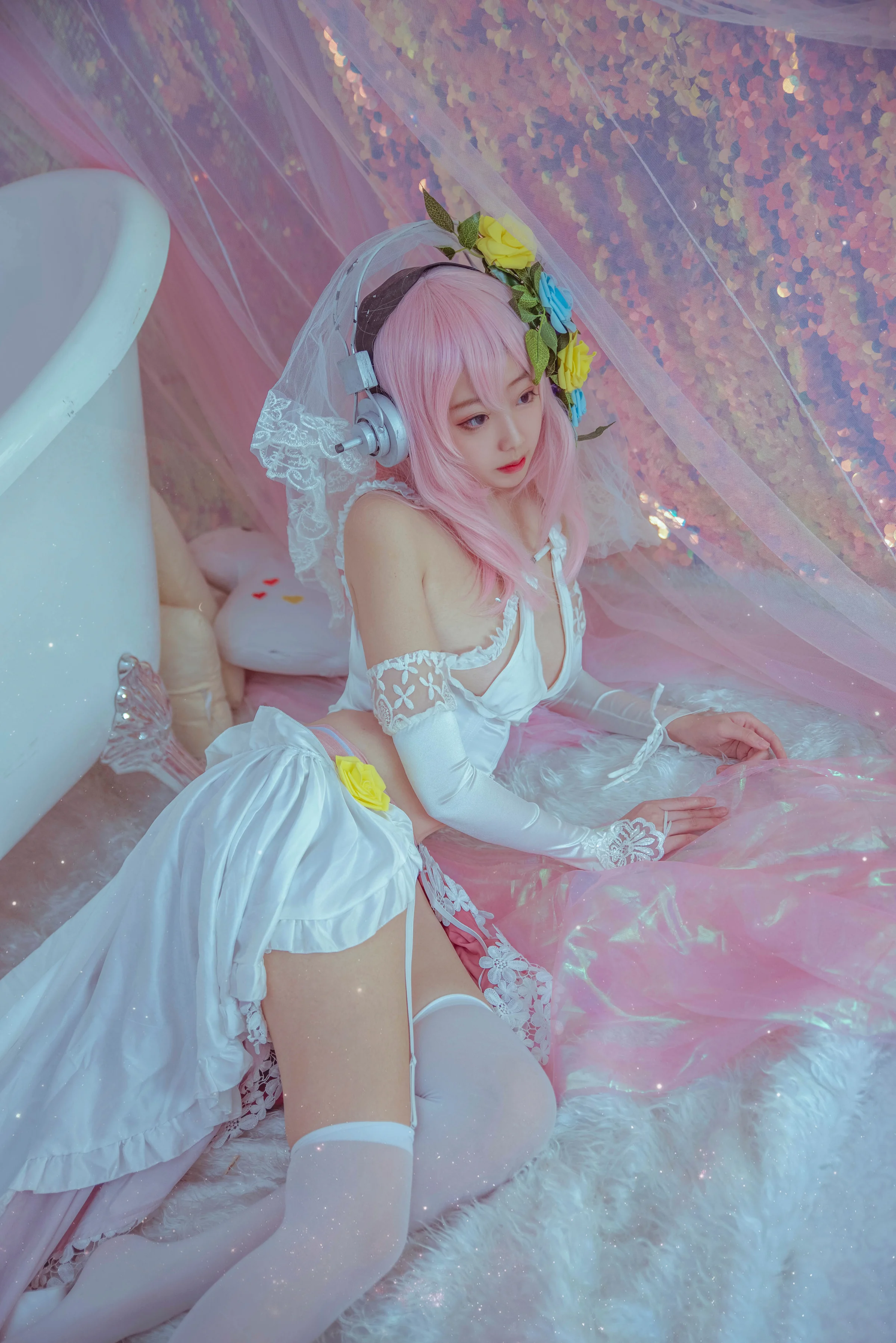 索尼子花嫁COS写真