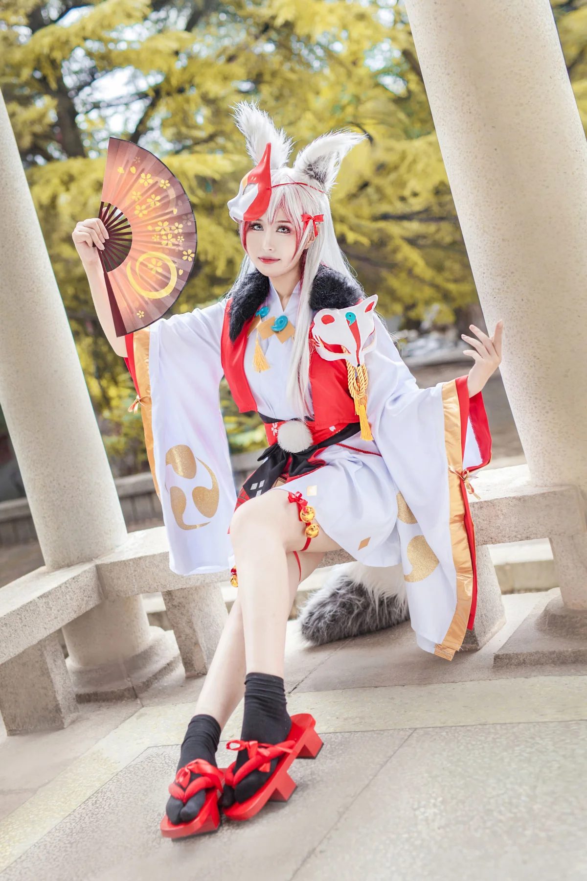 阴阳师手游 妖狐COS写真