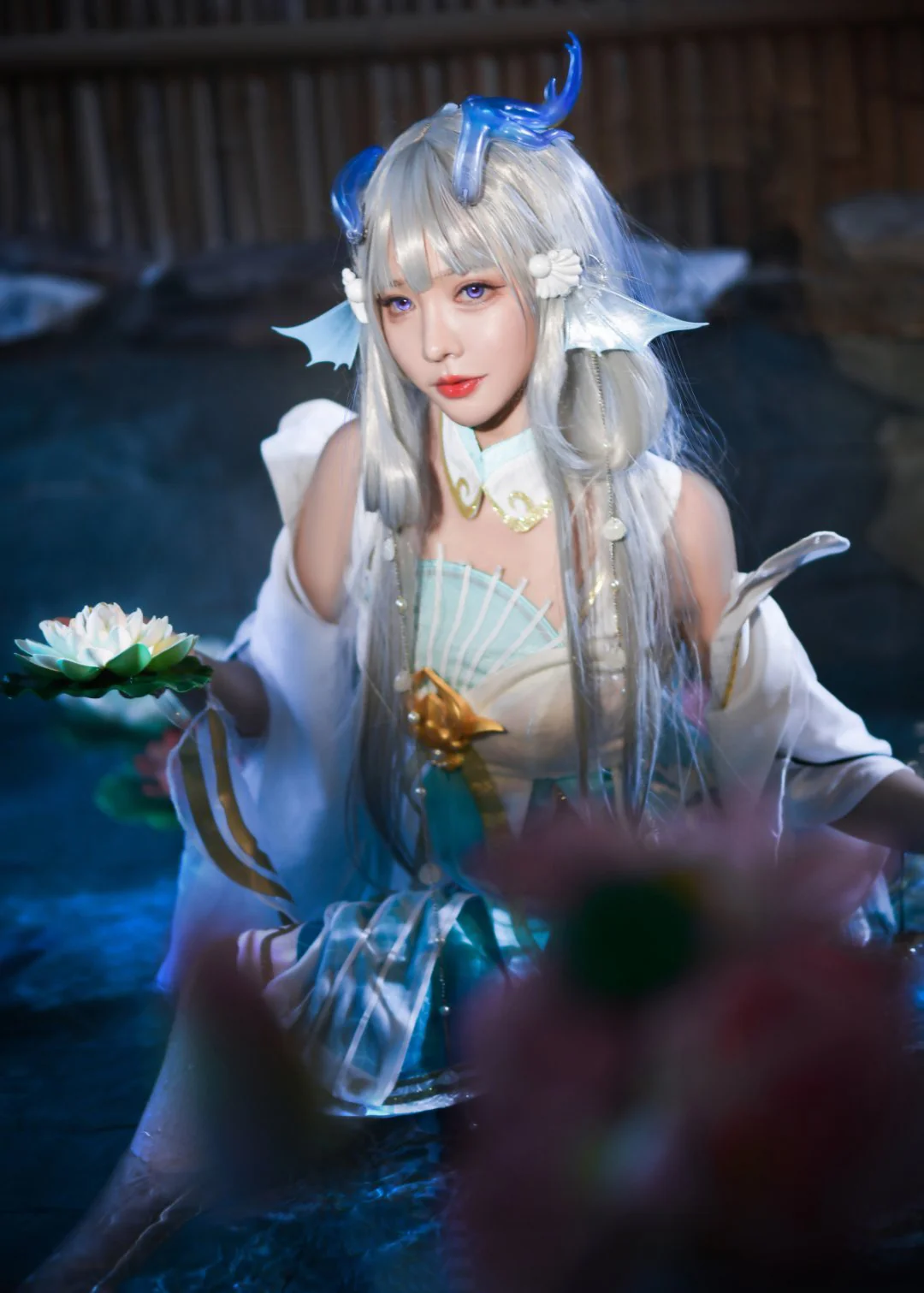 《王者荣耀》西施游龙清影COS写真
