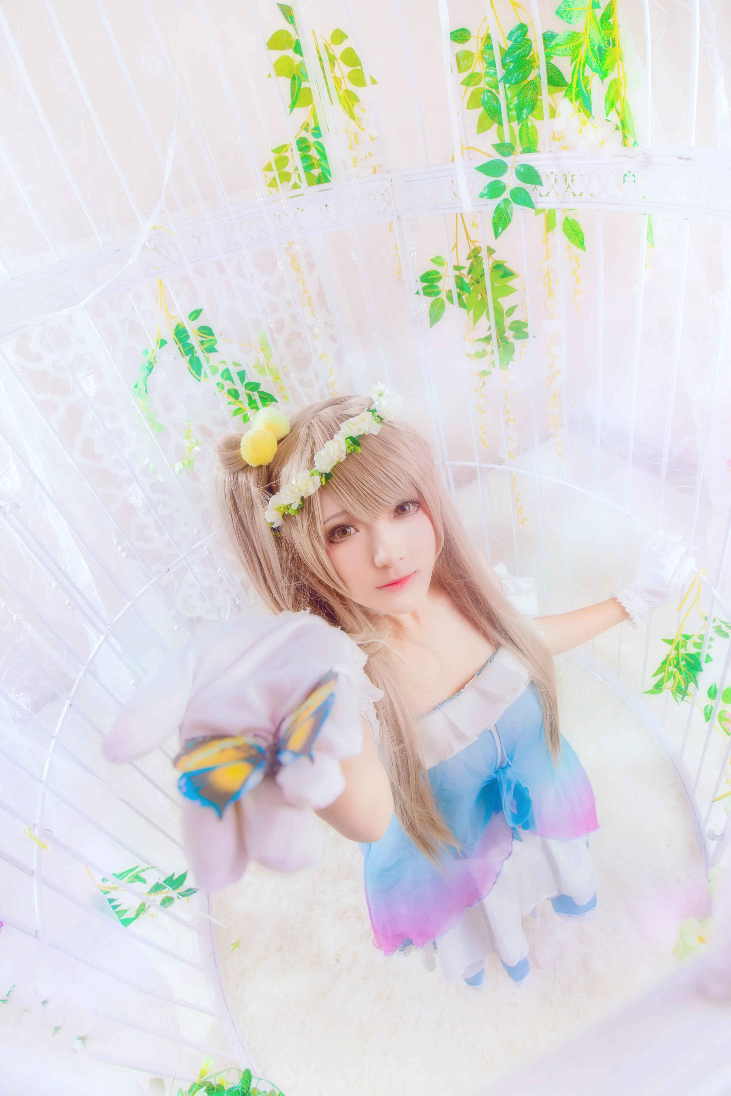 LoveLive！南小鸟蓝纱打歌服 COS写真