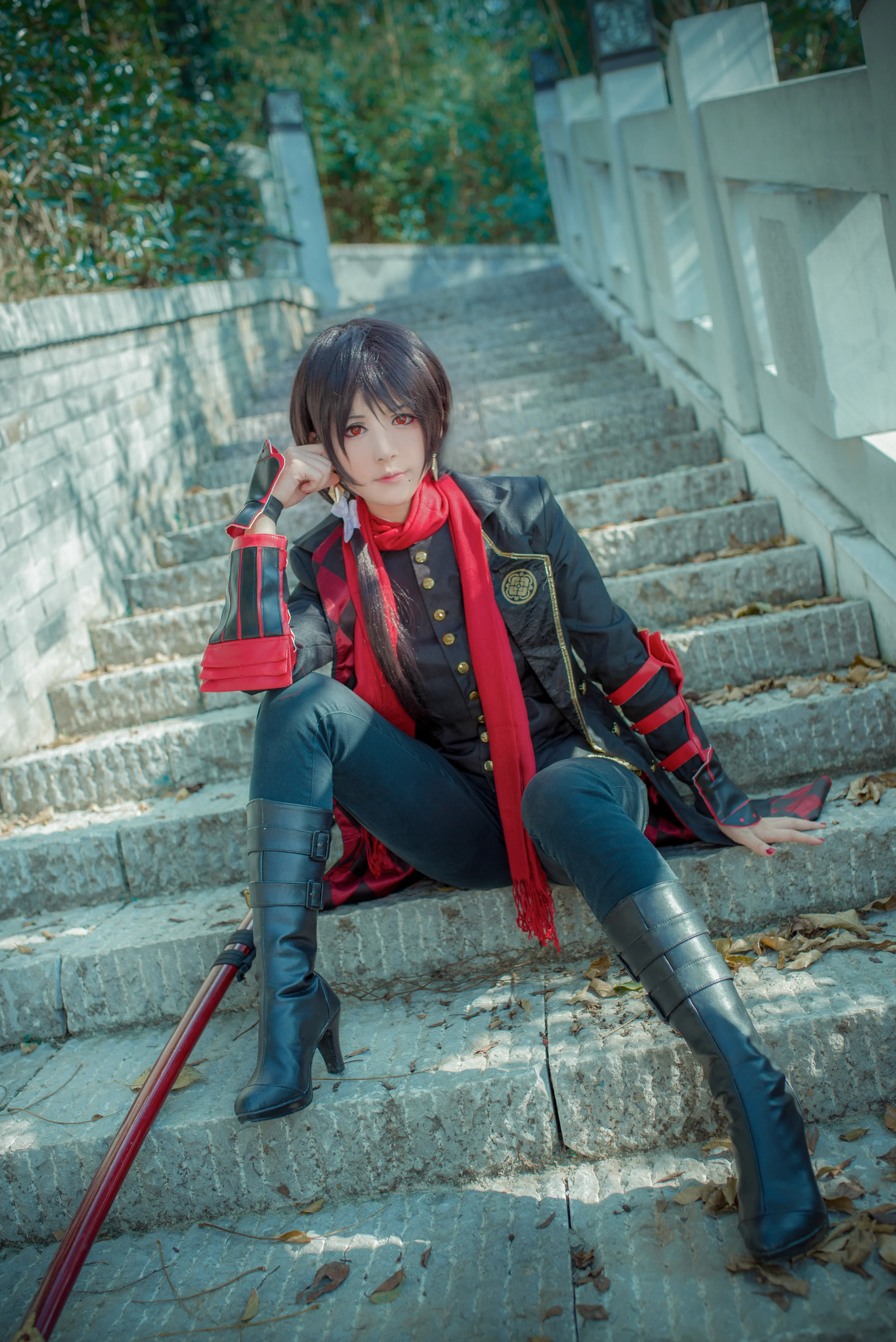 刀剑乱舞加州清光COS写真