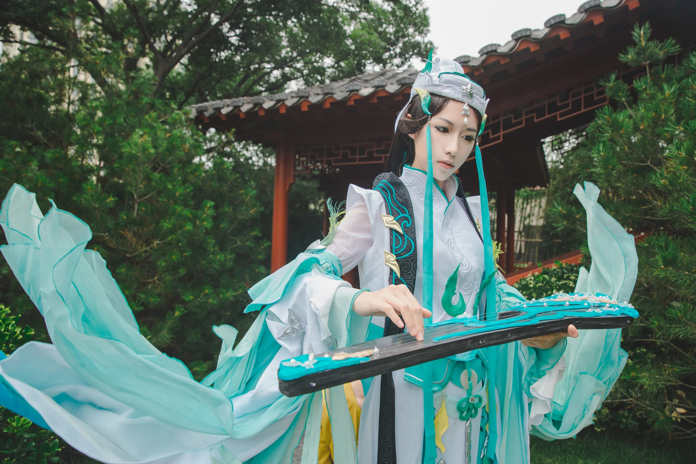 剑网三长歌门琴娘COS写真
