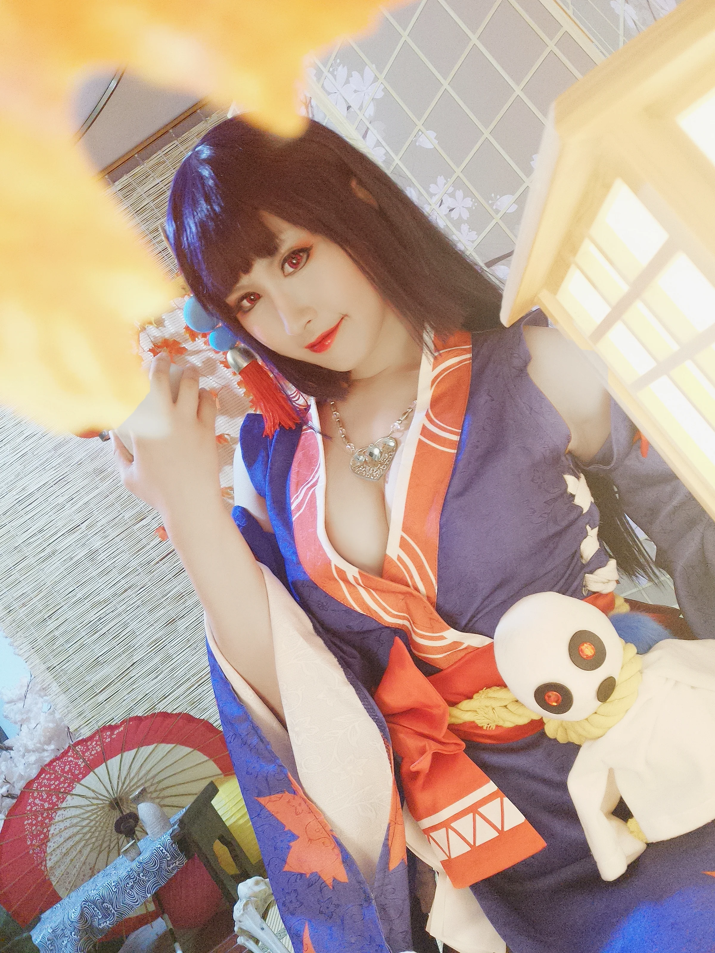 阴阳师手游 鬼女红叶COS写真