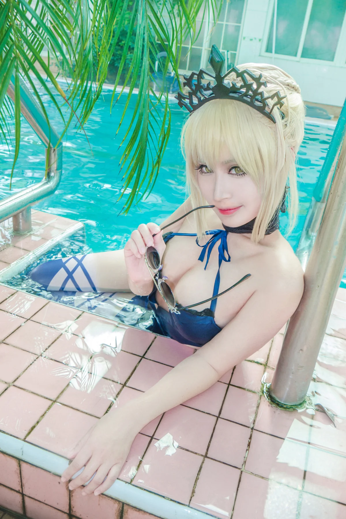 Fate/GrandOrder 黑saber COS写真