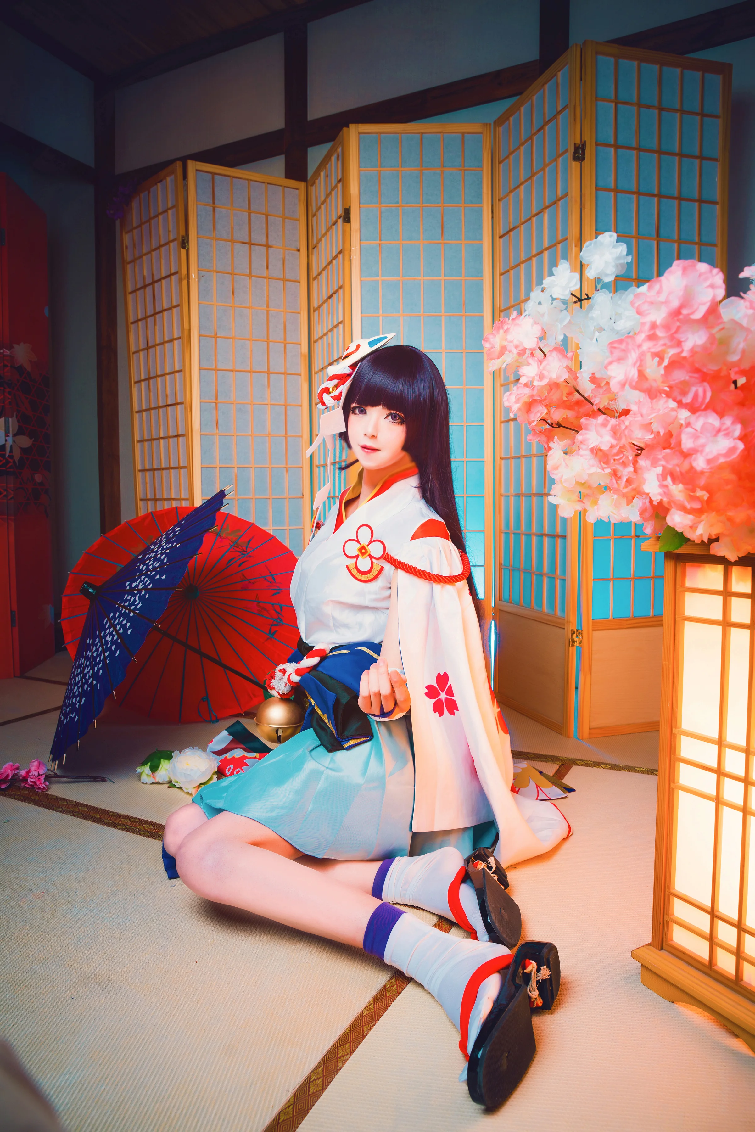 阴阳师雪女月见之樱COS写真