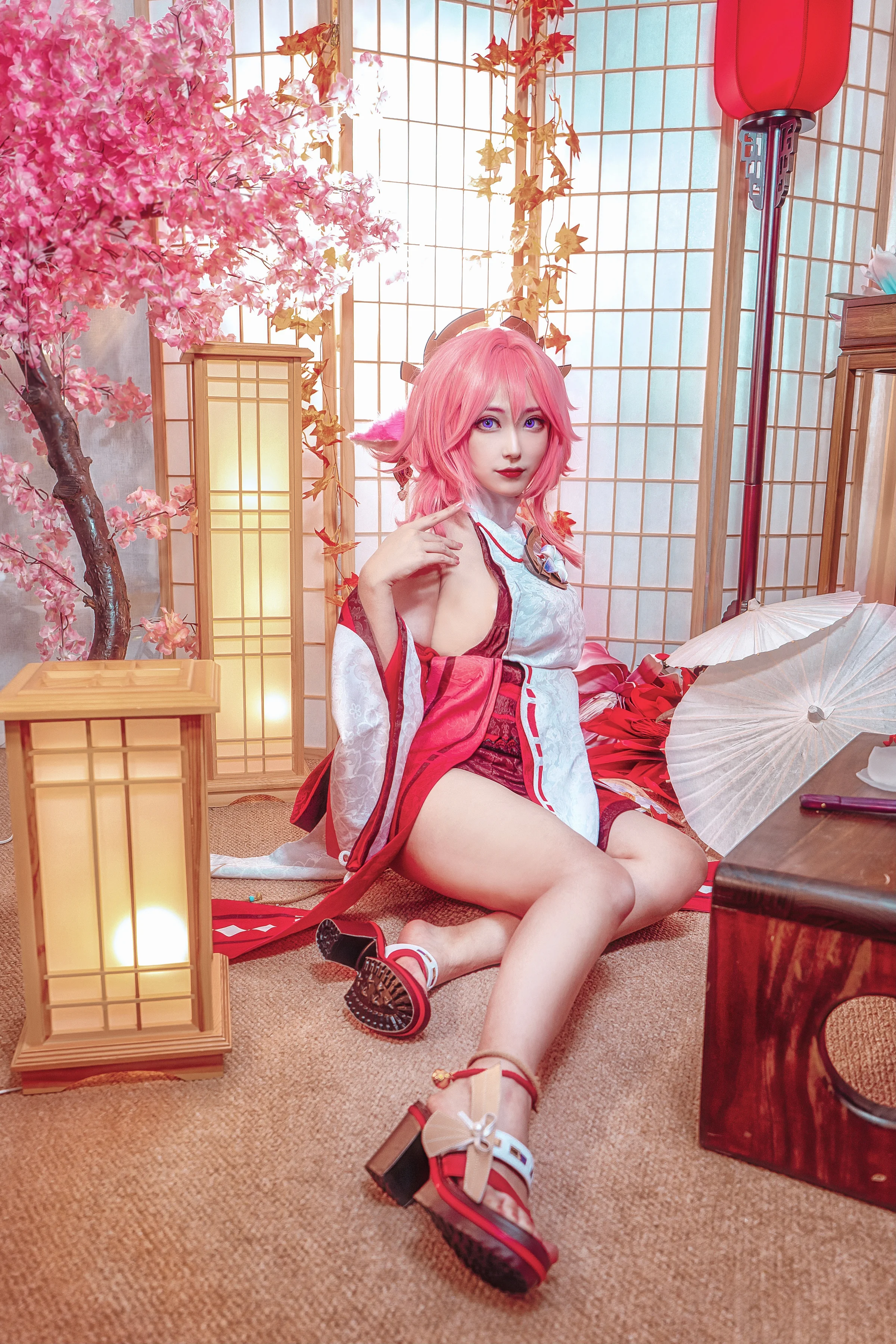 《原神》八重神子COS写真