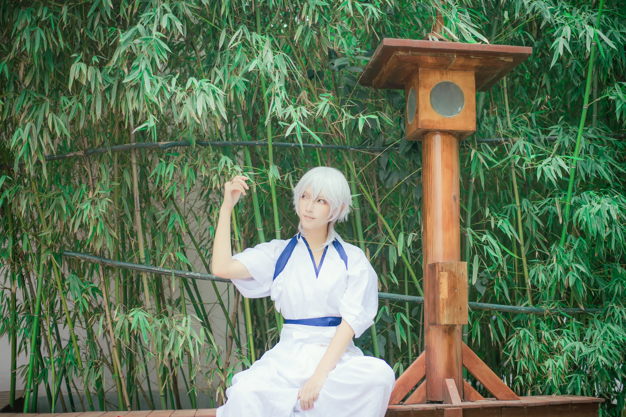 刀剑乱舞 鹤丸国永內番COS写真