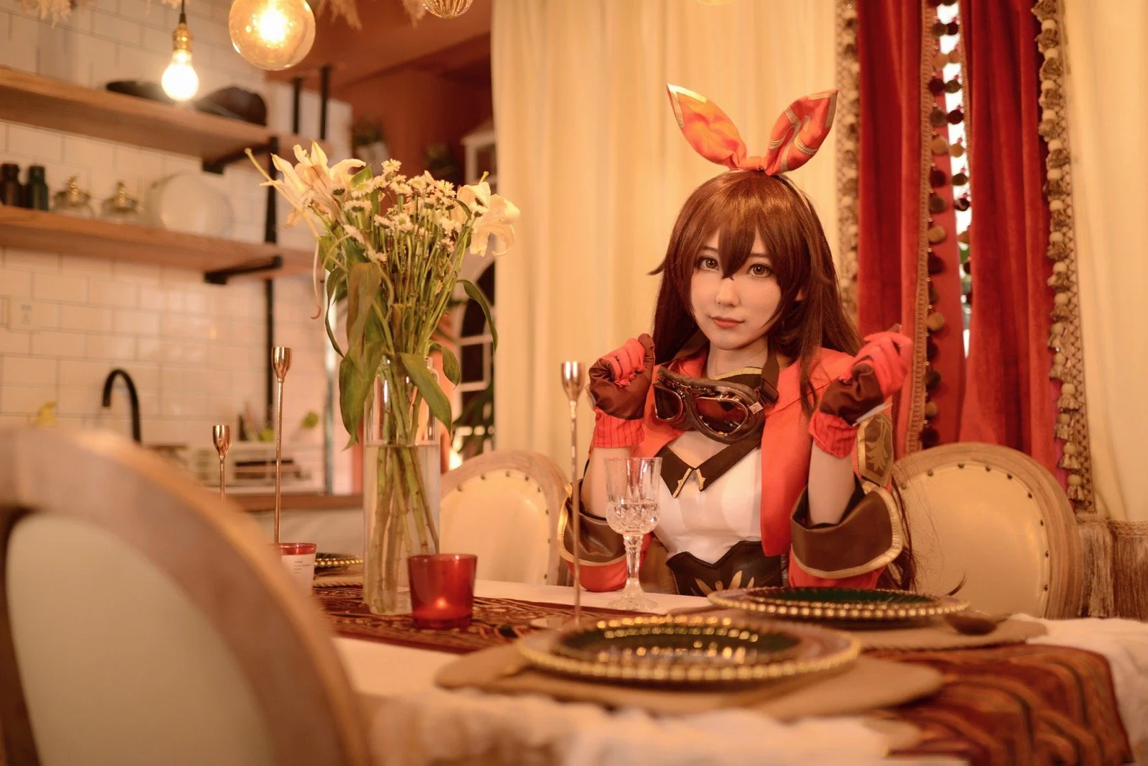 《原神》安柏COS写真