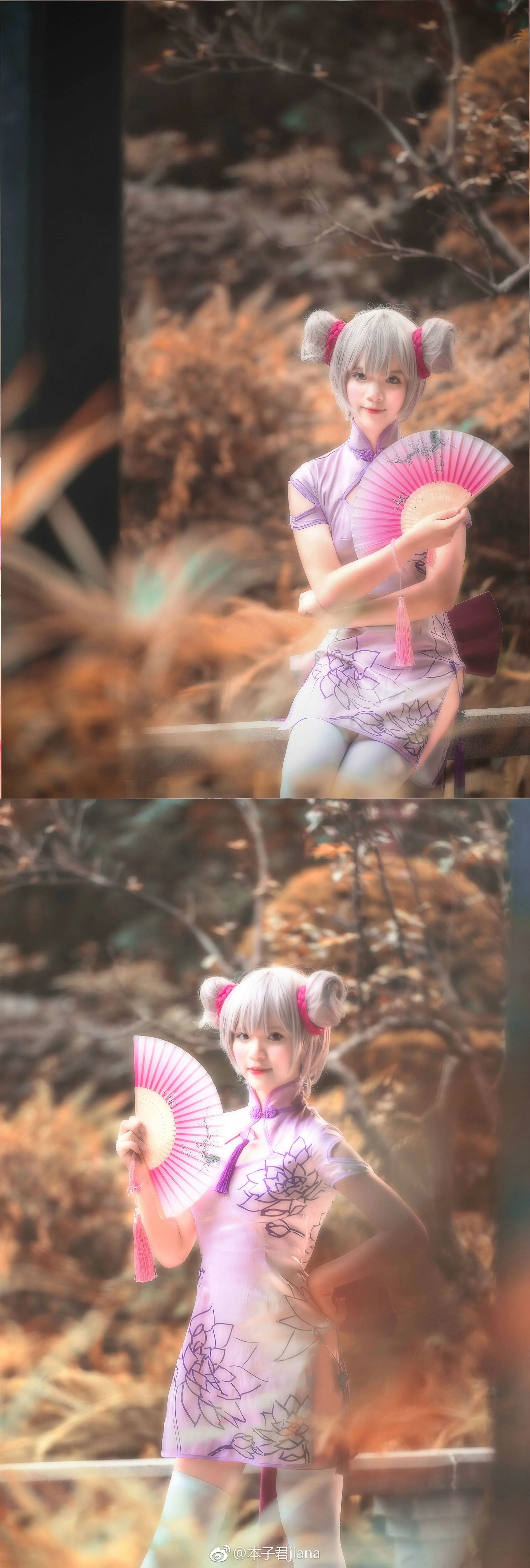 《王者荣耀》小乔旗袍COS写真