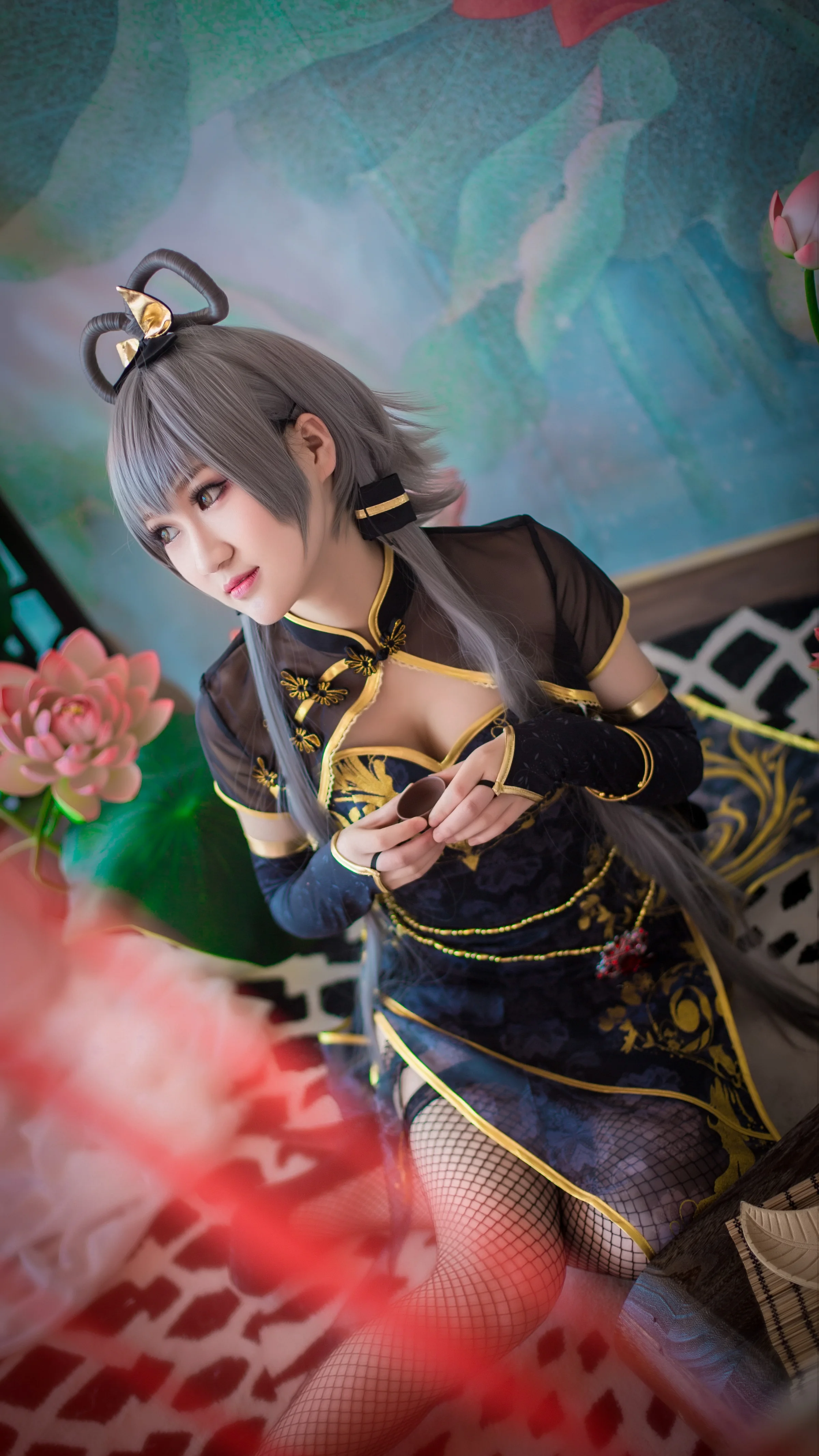 VOCALOID金丝雀洛天依COS写真