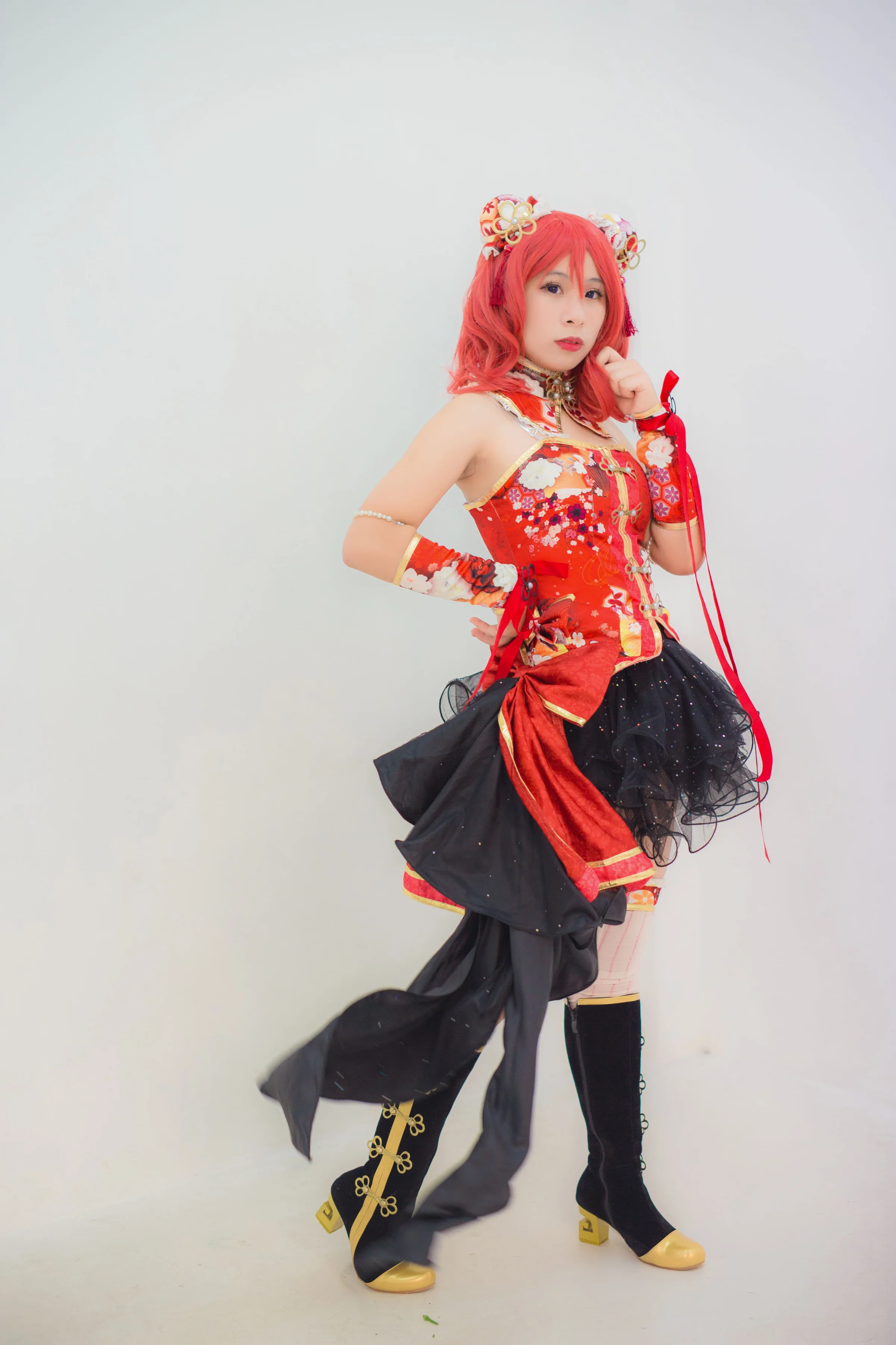 lovelive旗袍觉醒西木野真姬COS写真