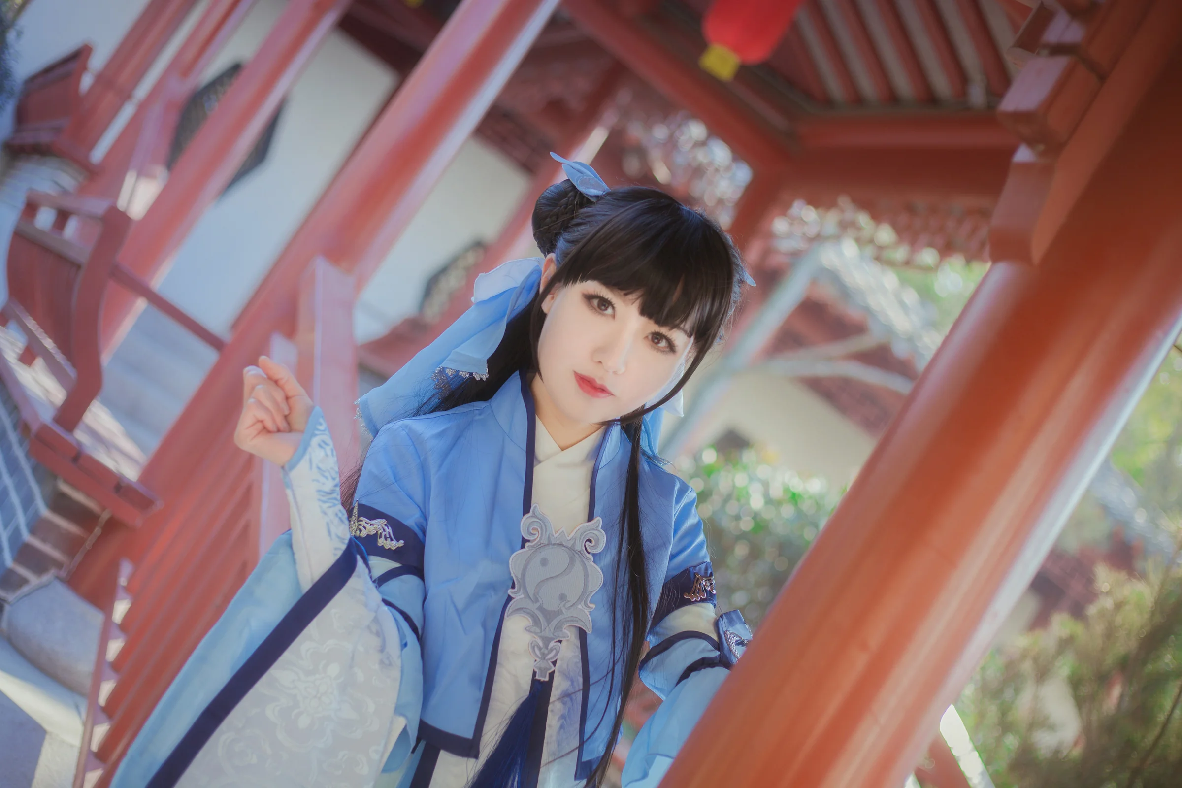 剑网三雪河咩萝COS写真