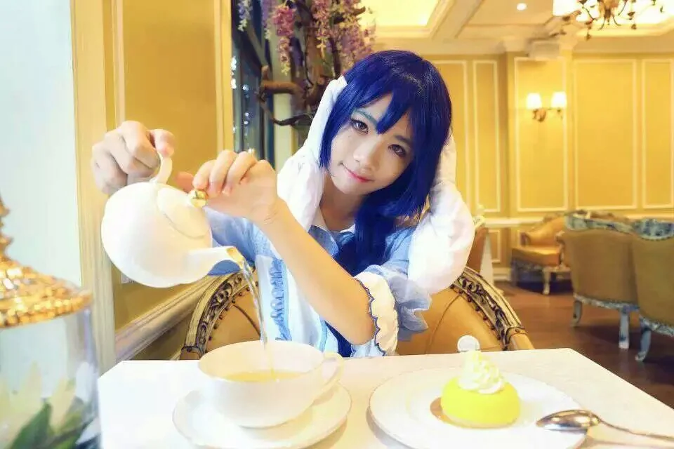 三月兔与下午茶海未COS写真