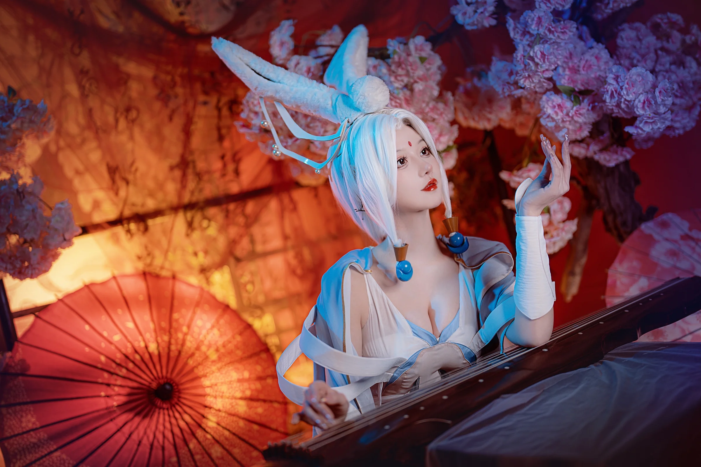 《神仙道3》广寒仙子COS写真