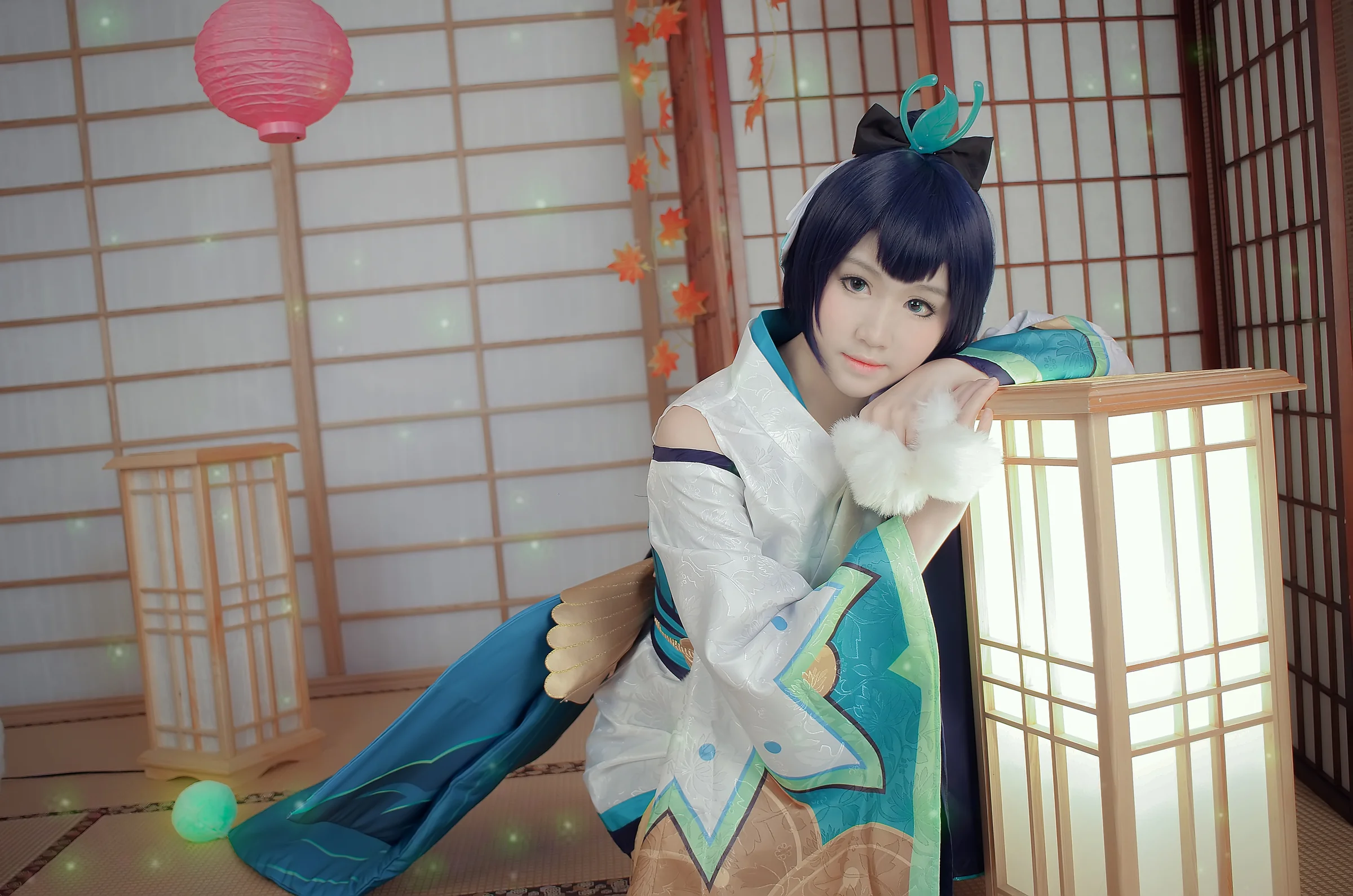 网易阴阳师 萤草未觉醒COS写真
