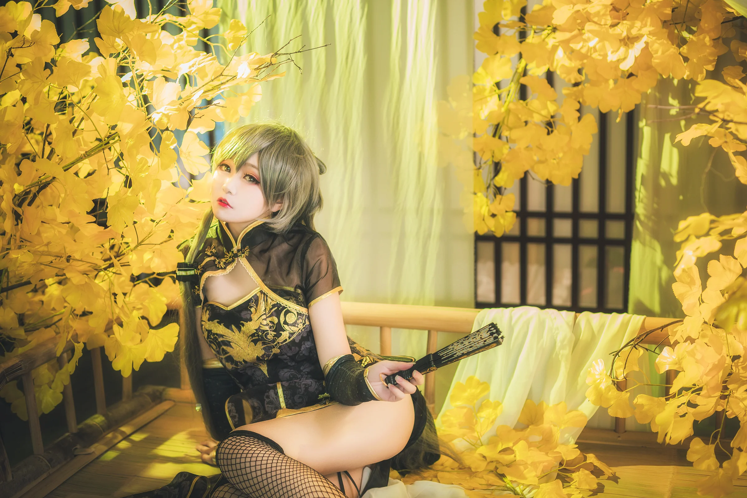 V家 金丝雀洛天依 COS写真