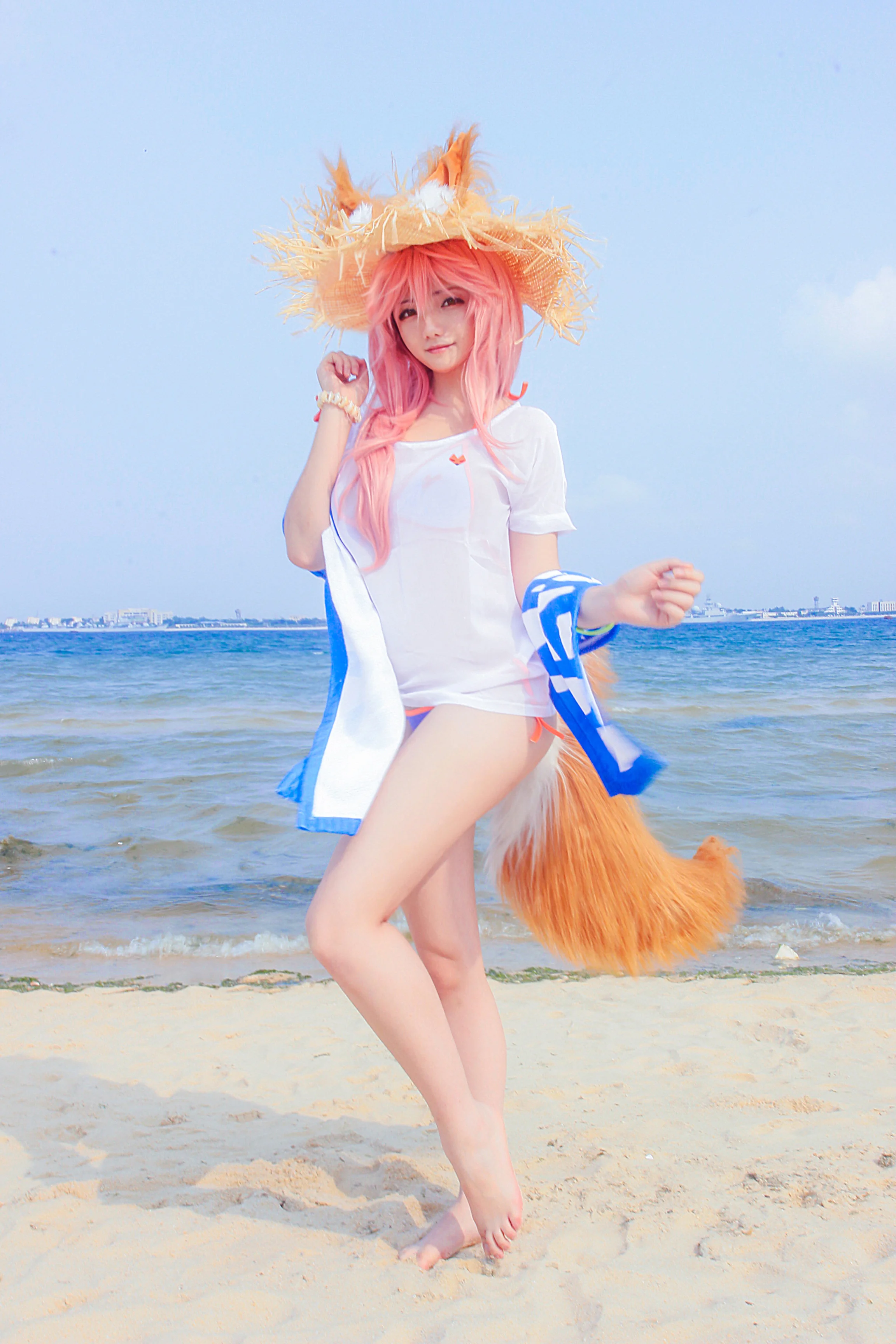 TYA事务所 fgo 玉藻前泳装COS写真 一破