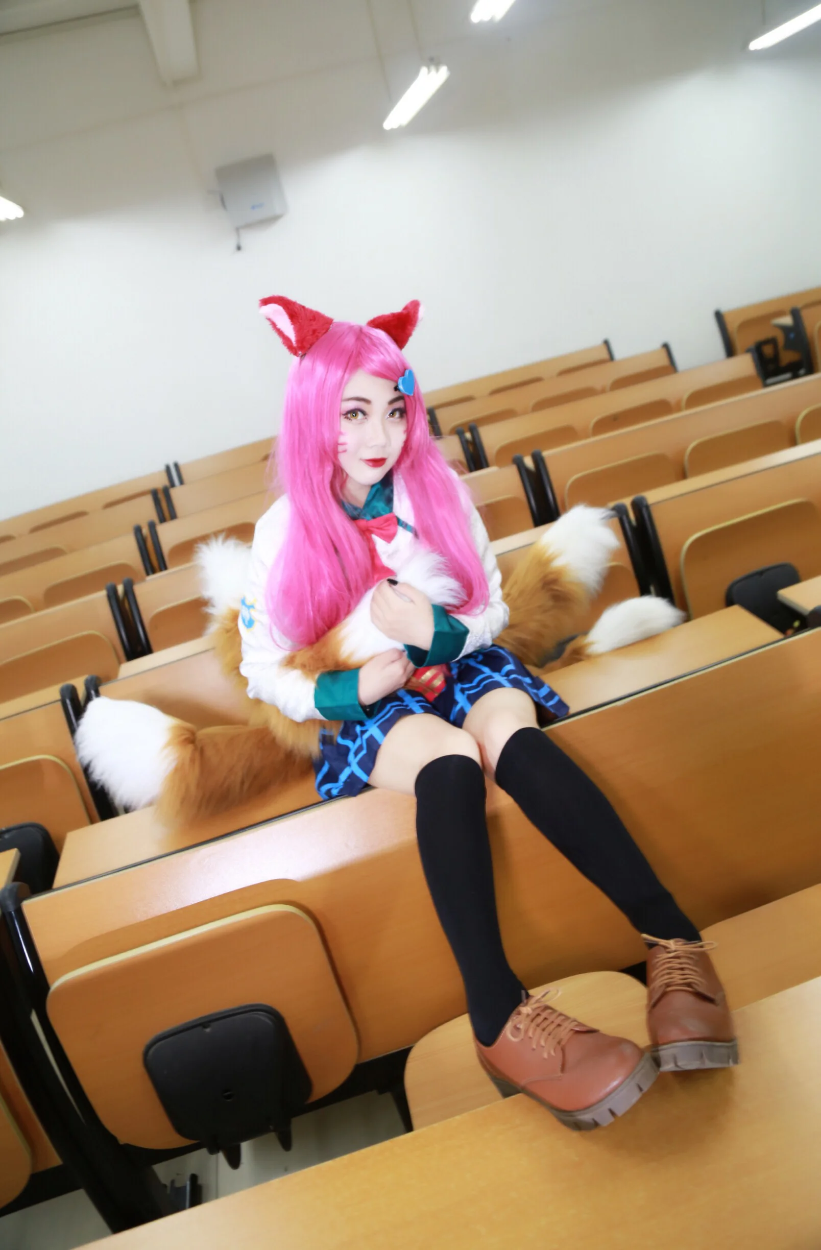 英雄联盟风纪委员阿狸COS写真