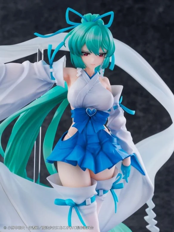 WING《梦想成为魔法少女》玛吉雅碧蓝薄冰巫女模型｜高清图片集
