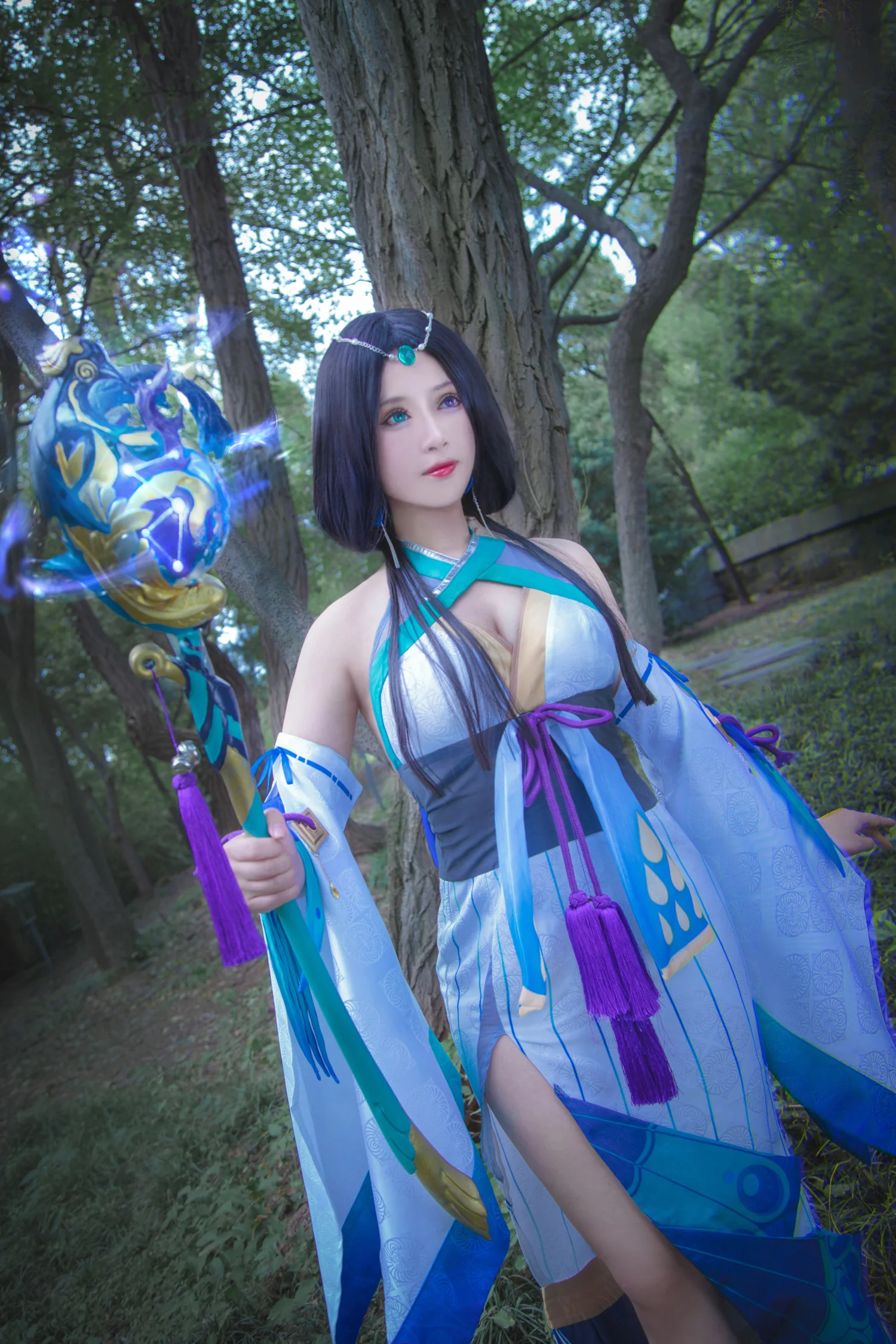 阴阳师手游八百比丘尼COS写真