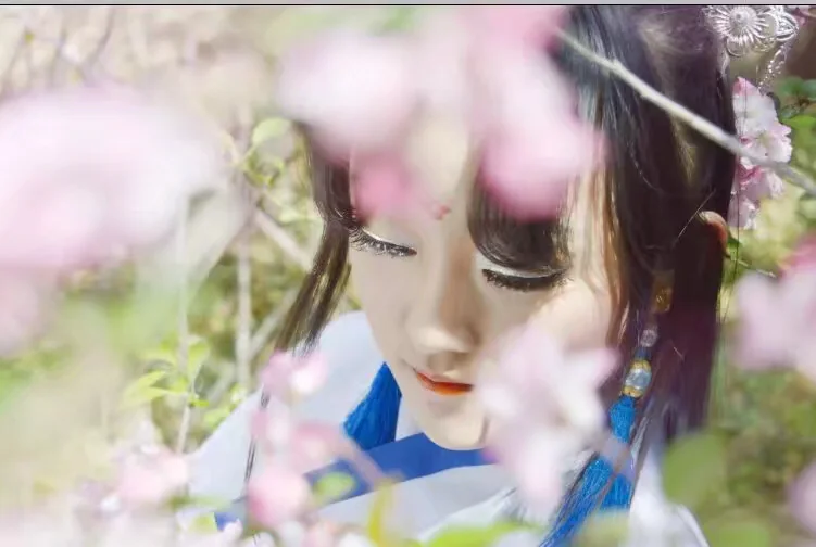 蓝白汉服｜高清图片集
