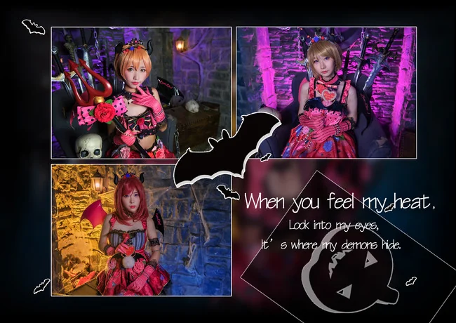 《Evil hide》－小恶魔觉醒全员COS写真