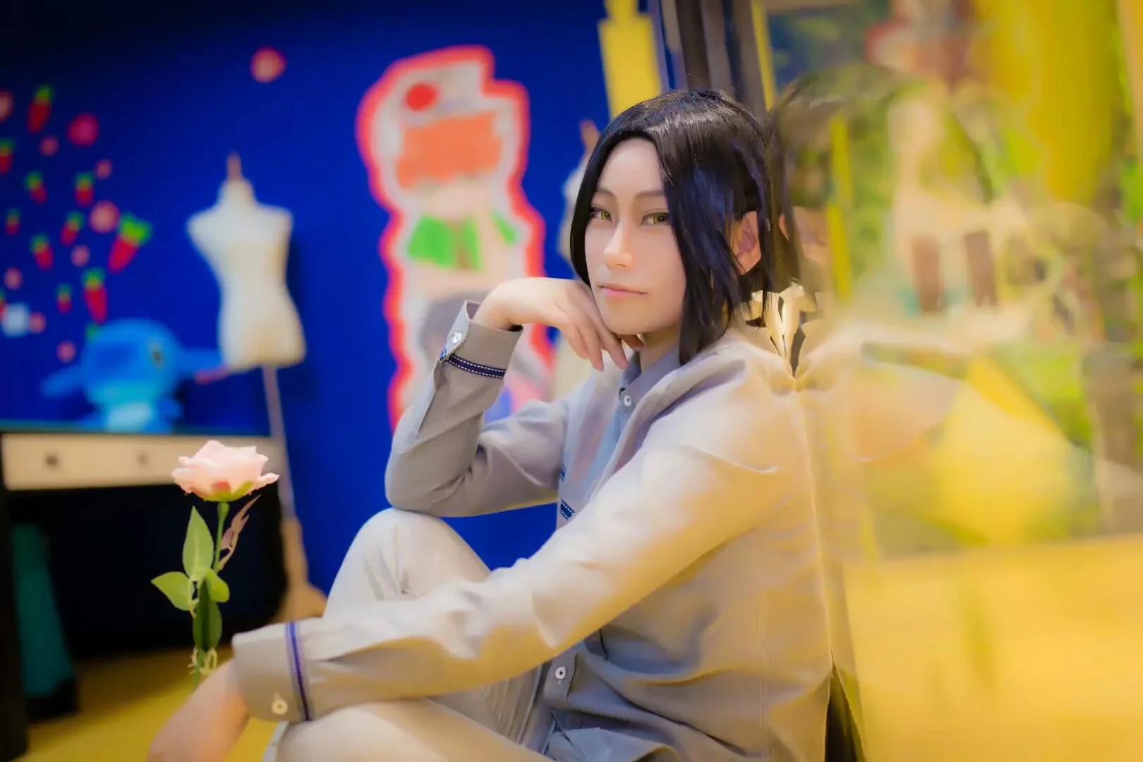 王耀老师的课后约会COS写真