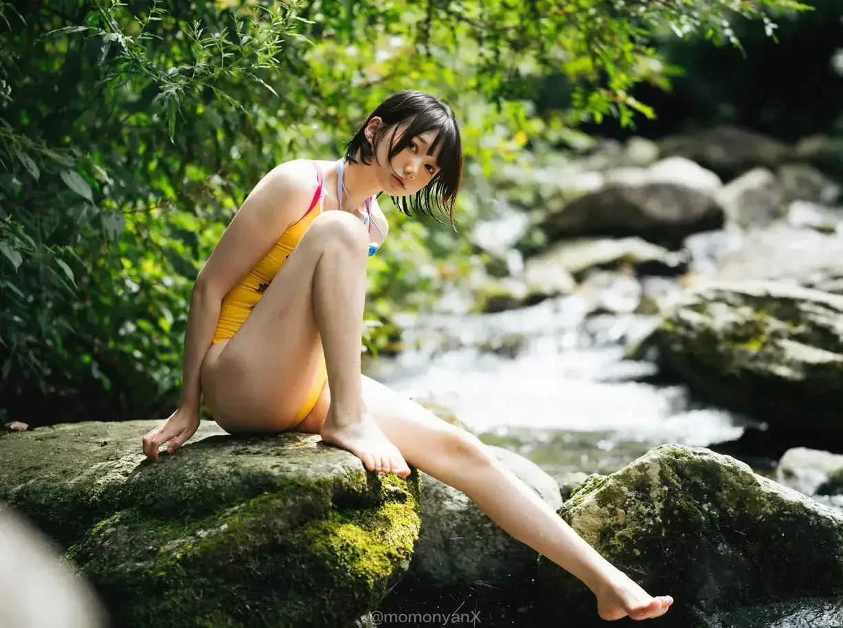 雫しずく – 夏の小川｜高清图片集