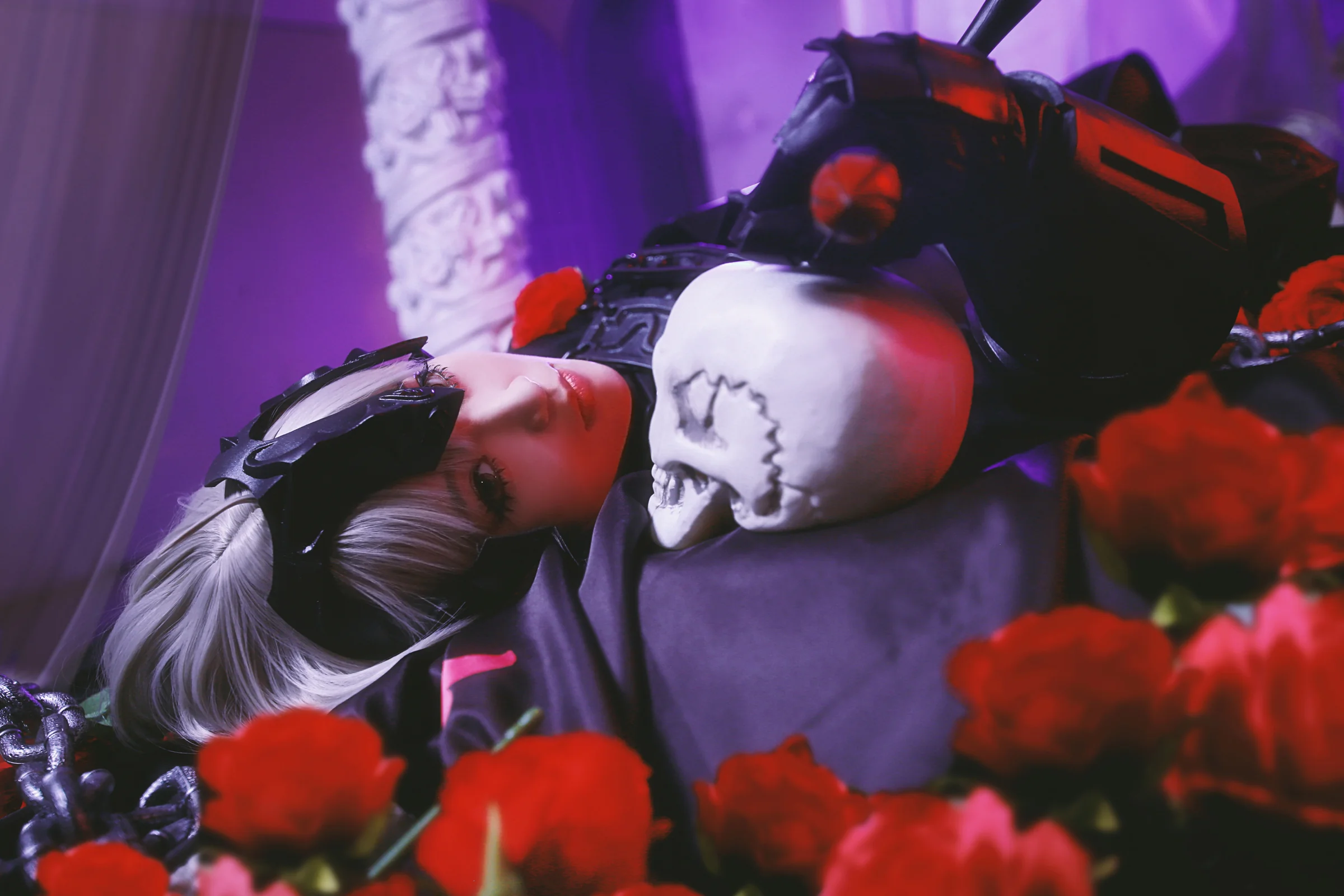 Fate/Grand Orde黑贞德COS写真