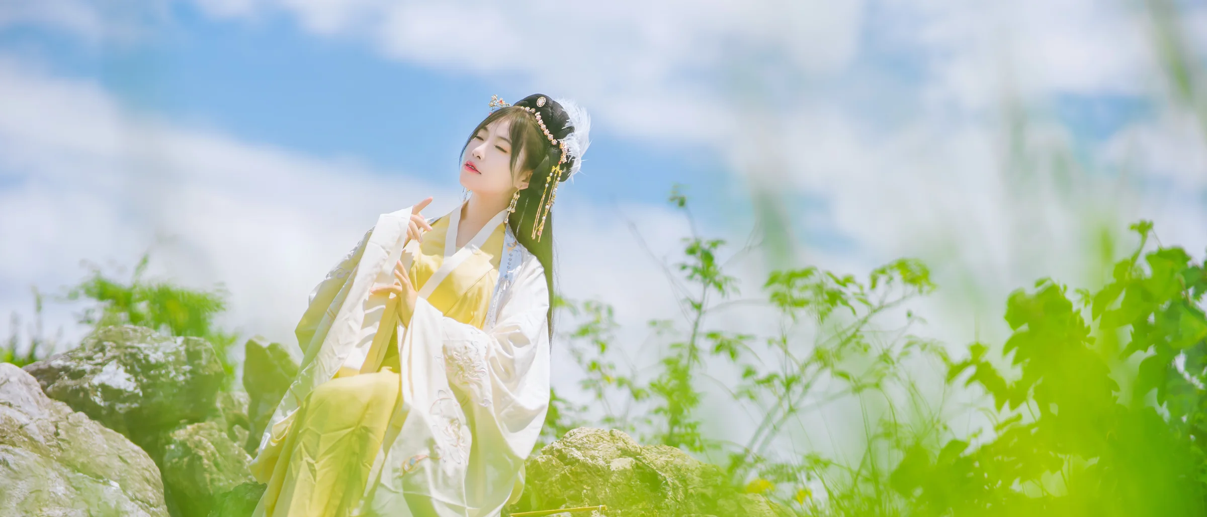 汉服私影，问花花不语，为谁落？｜高清图片集