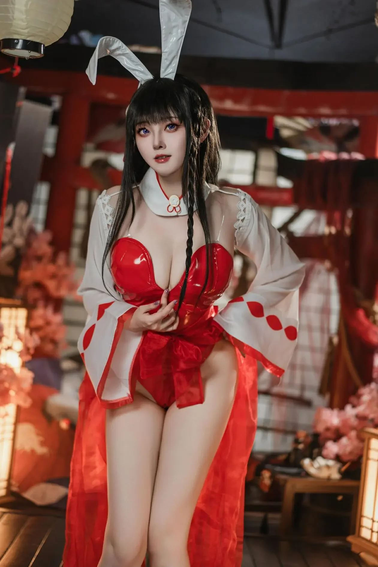 Natsuko_夏夏子 – 碧蓝航线 大山巫女兔｜高清图片集