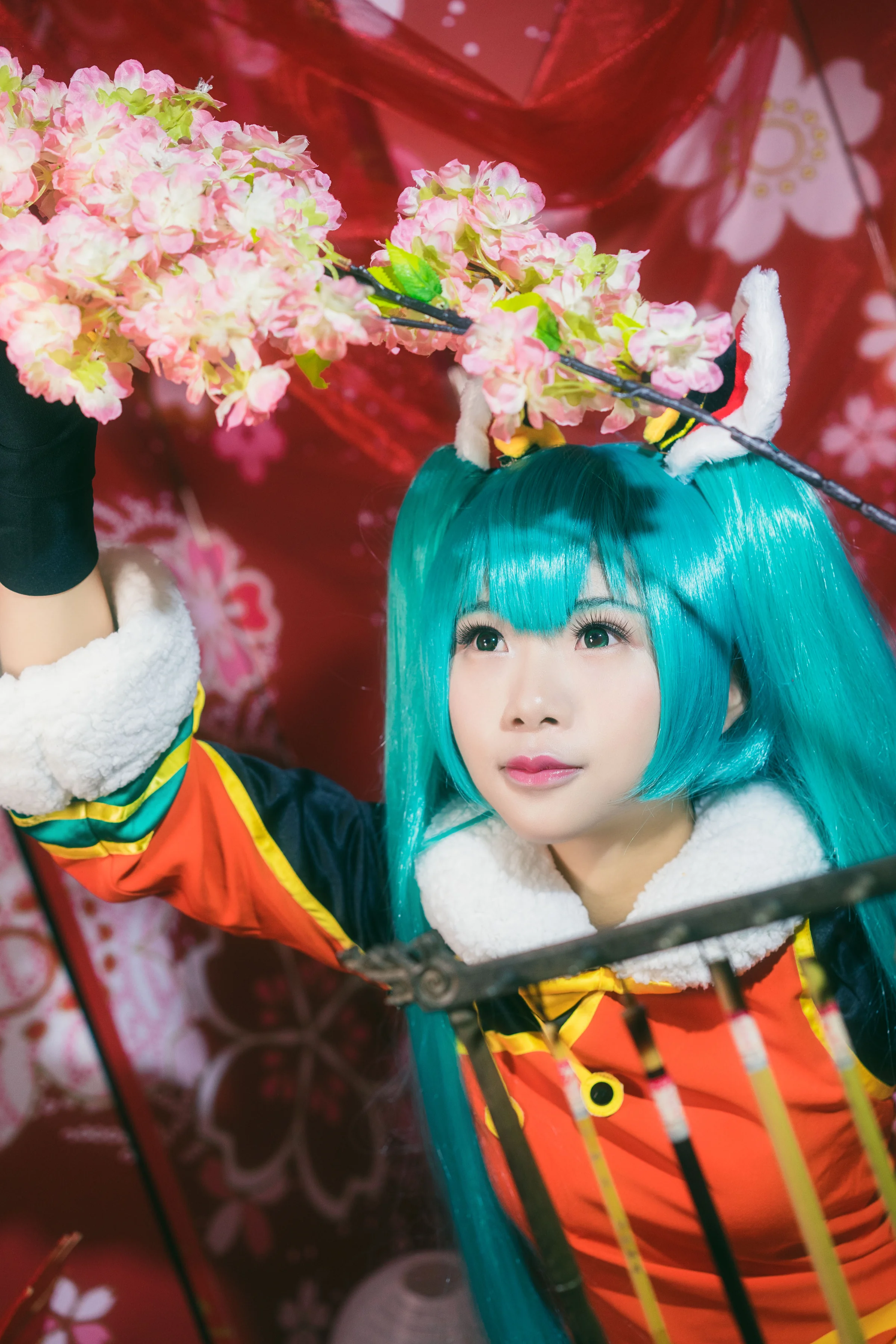 V家初音未来狮子舞COS写真