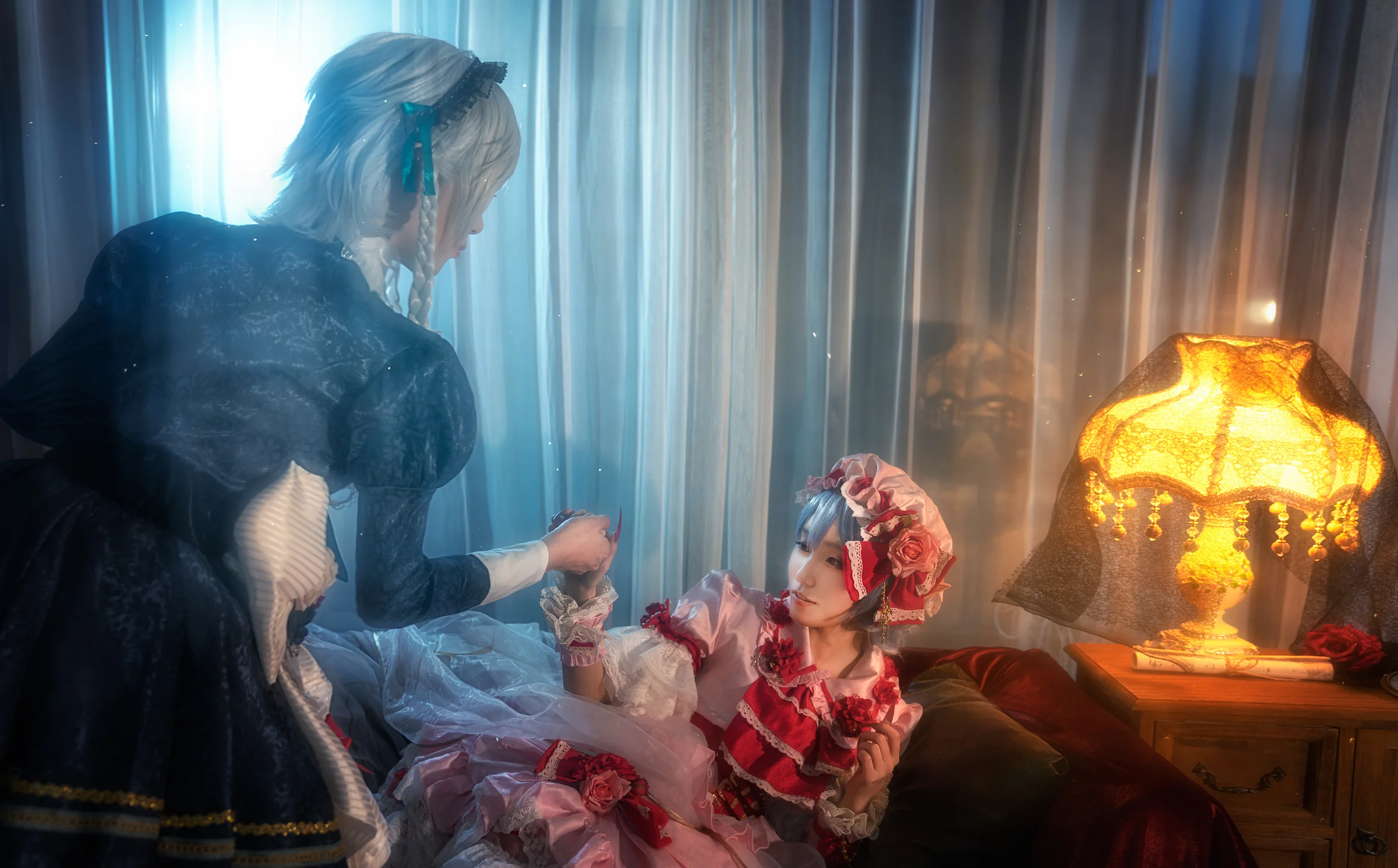 东方project红魔组蕾米莉亚 十六夜咲夜 COS写真