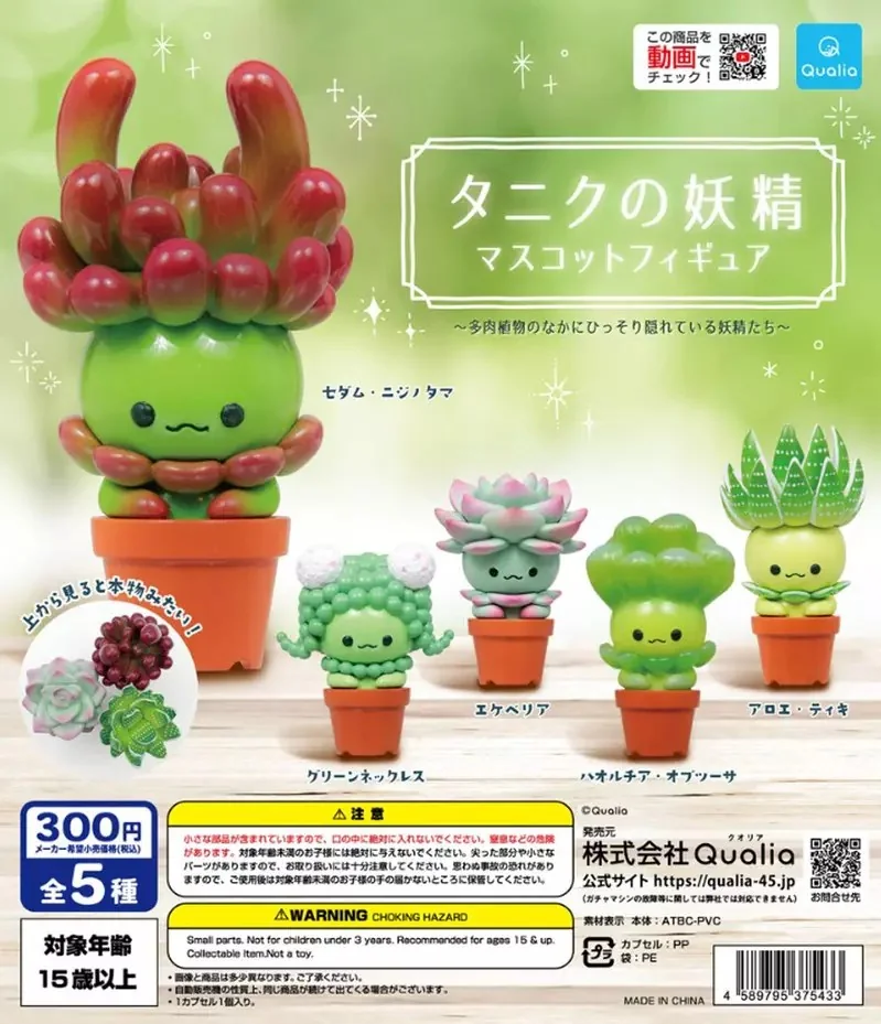 扭蛋商品《多肉植物小妖精》第二彈預計10月中旬推出 特別喜愛小東西療癒自己的朋友，這一檔也不要錯過唷｜高清图片集