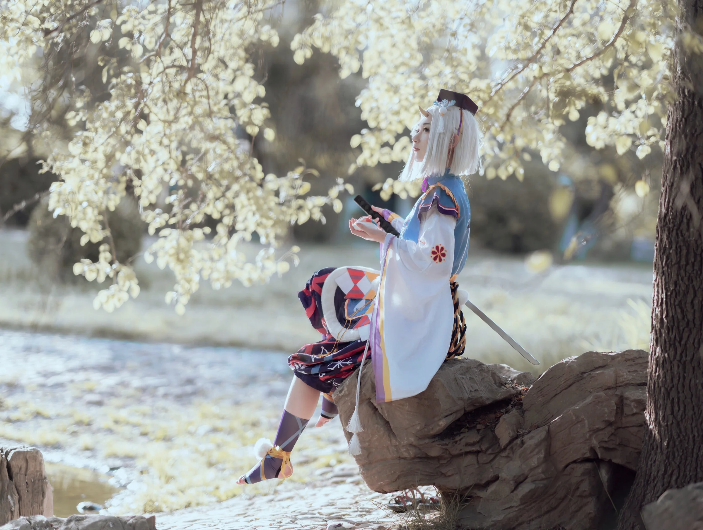 阴阳师 雪童子&雪女COS写真
