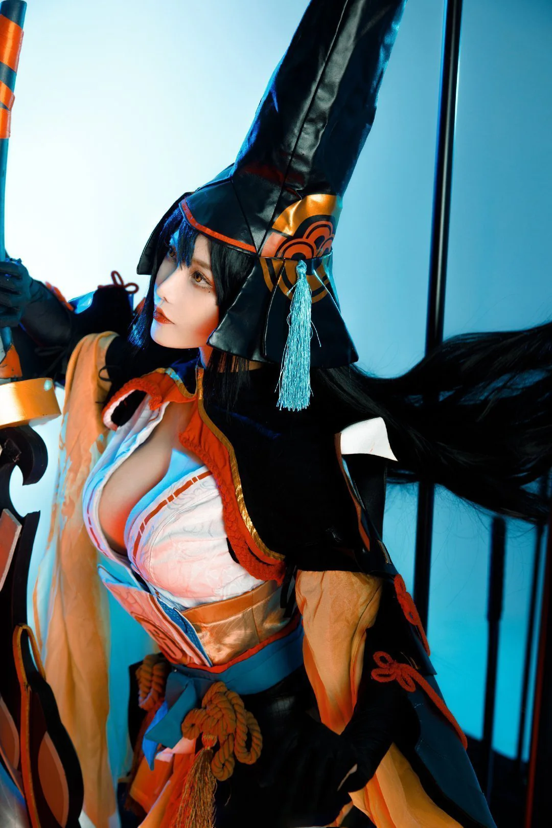 《阴阳师》妖刀姬COS写真，抛却一切，斩断杂念…