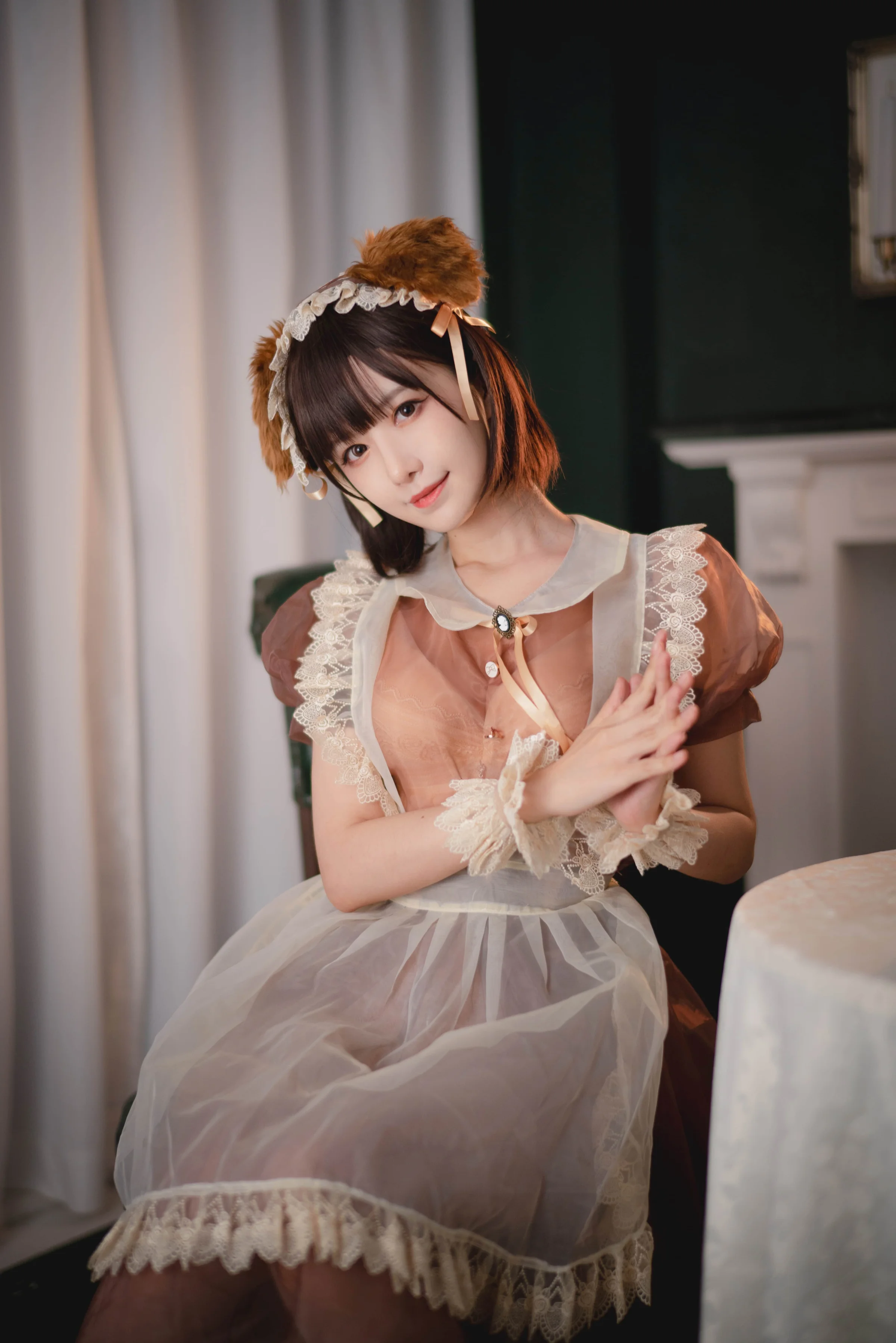 Shika小鹿鹿 – 透明女仆｜高清图片集
