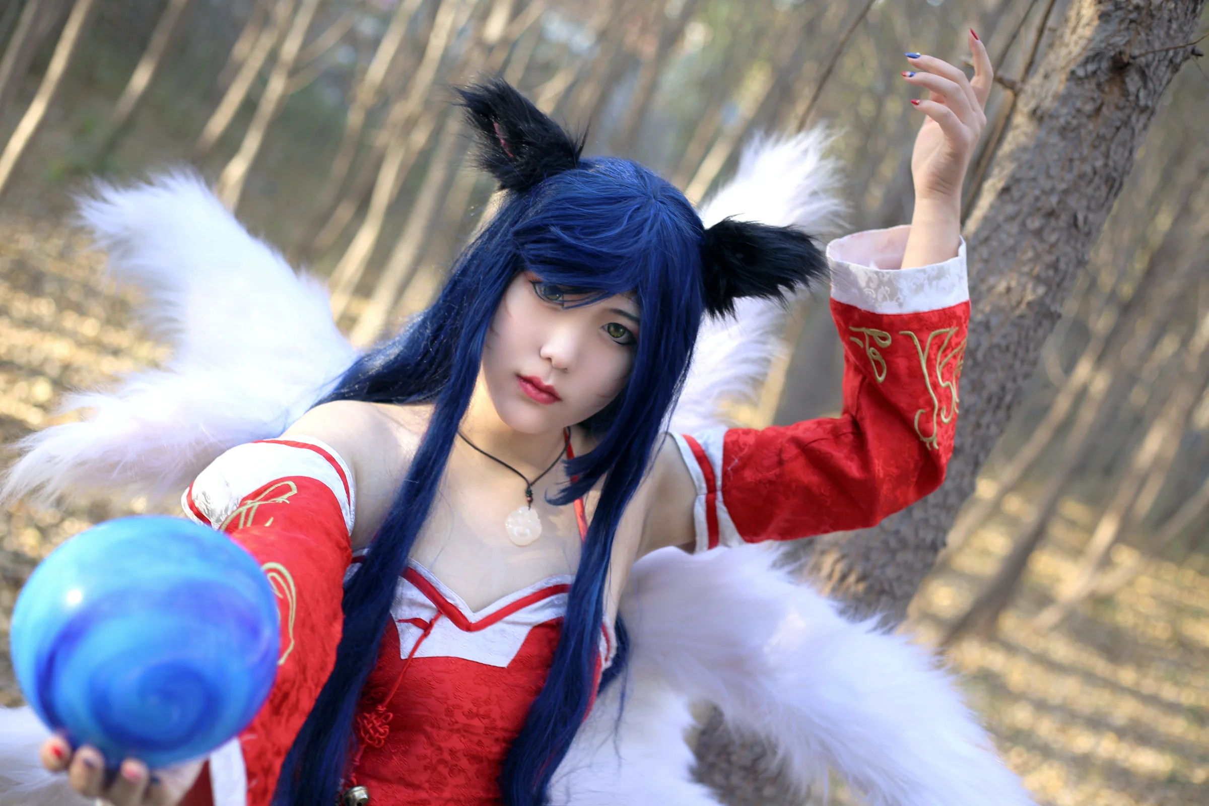 英雄联盟LOL 阿狸COS写真