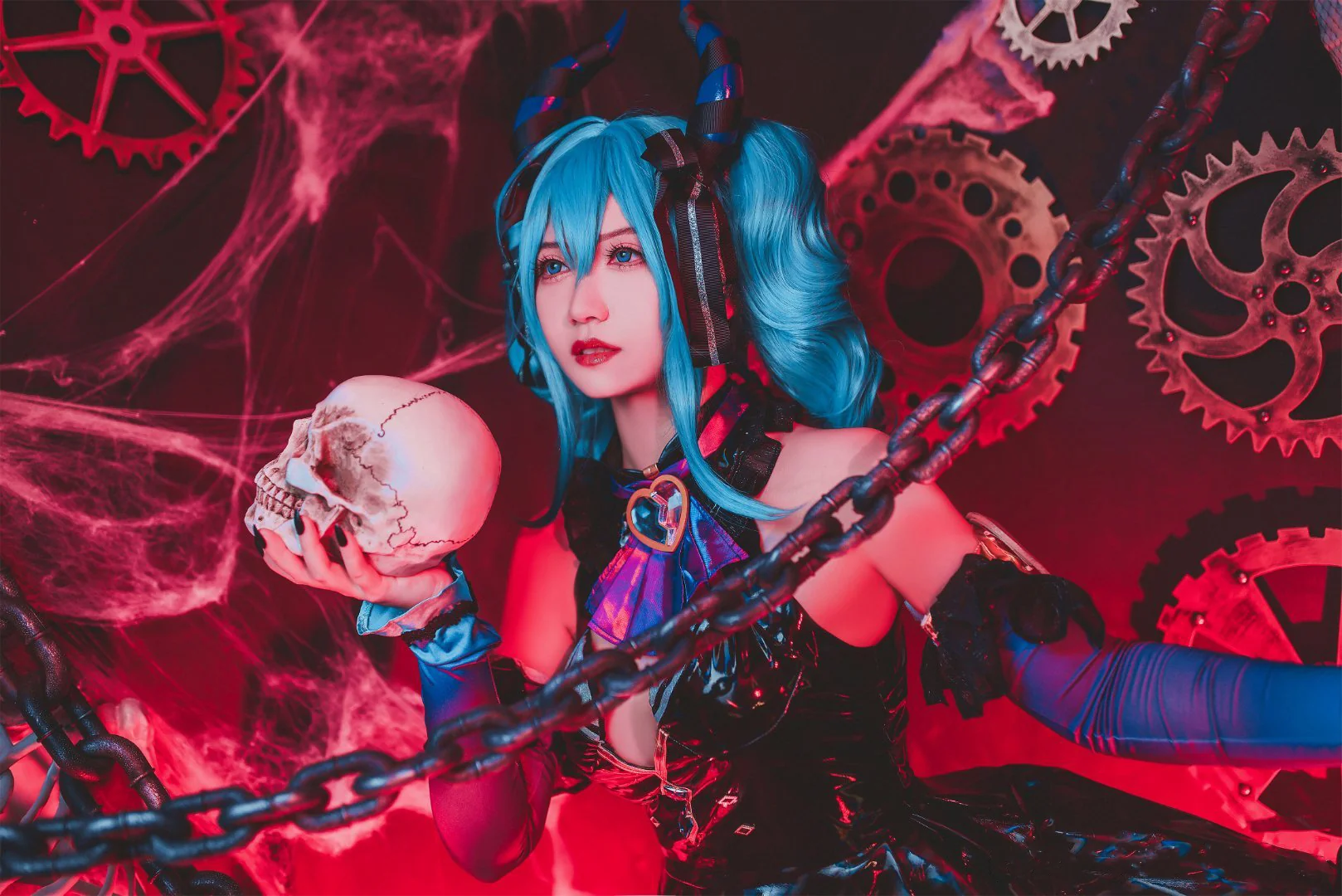 初音未来小恶魔COS写真