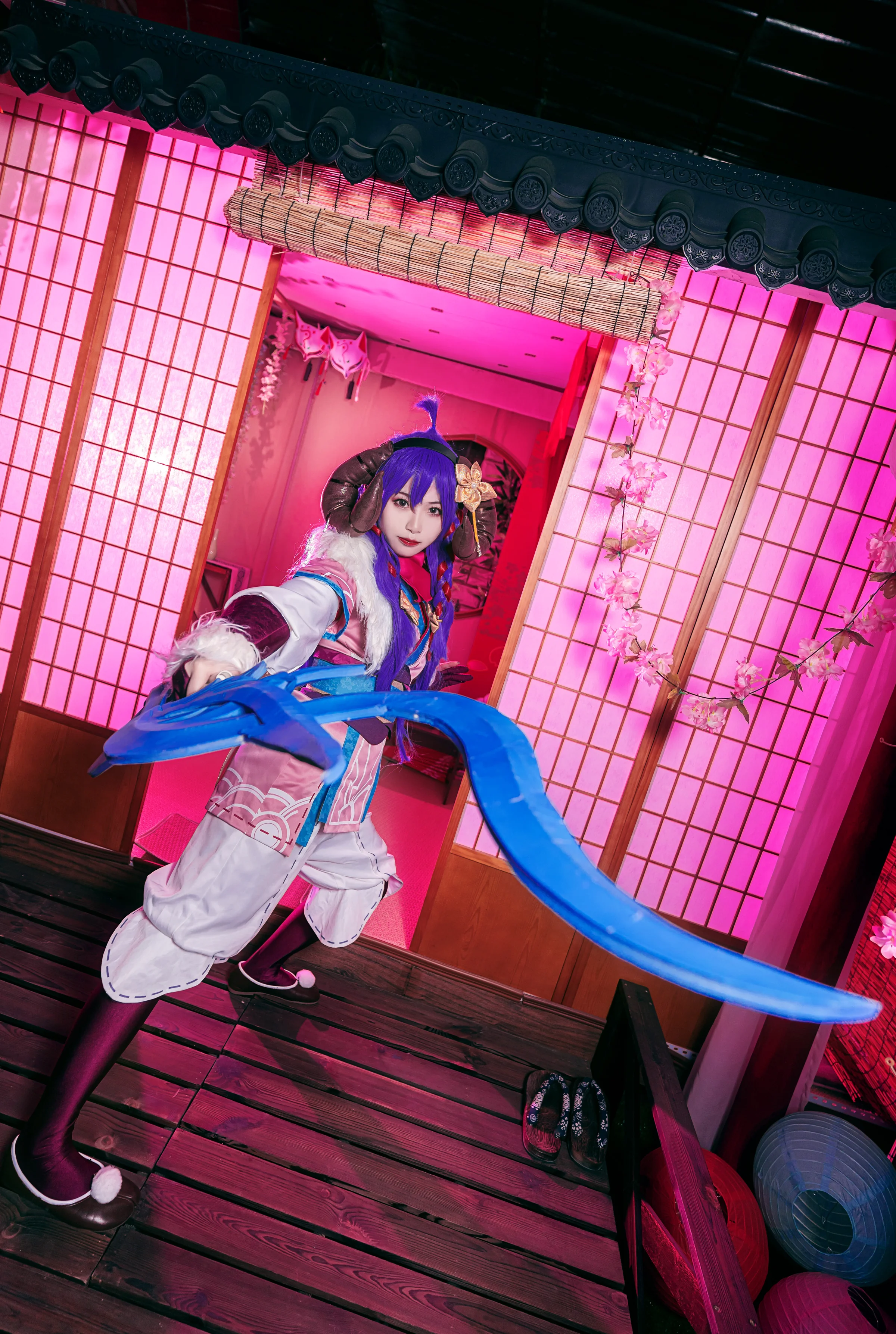 英雄联盟LOL 灵魂莲华阿狸COS写真