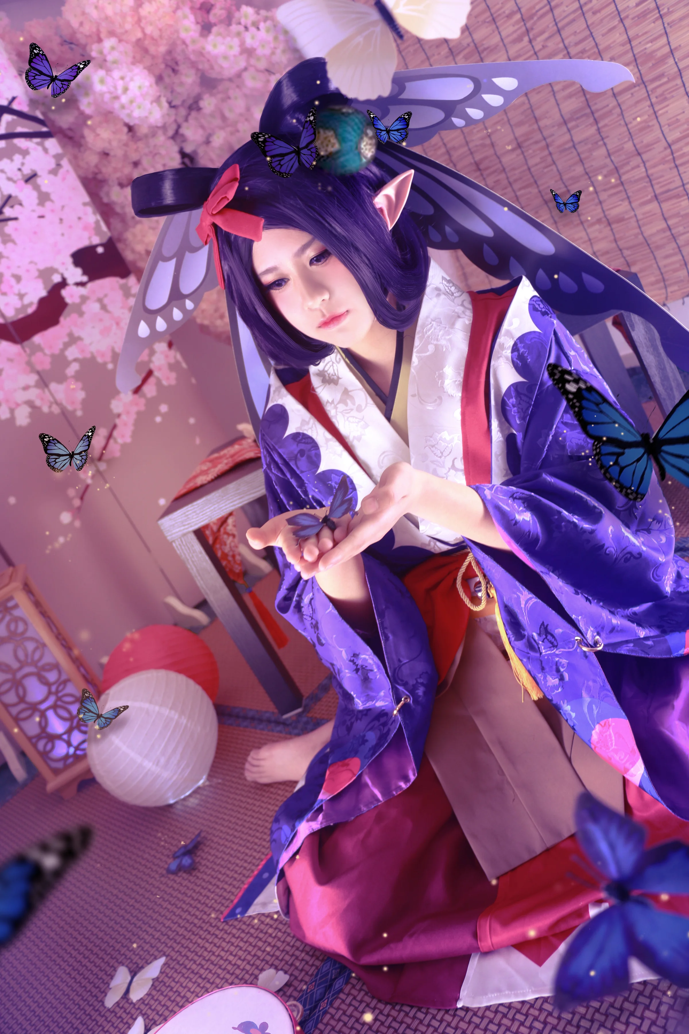 阴阳师蝴蝶精COS写真