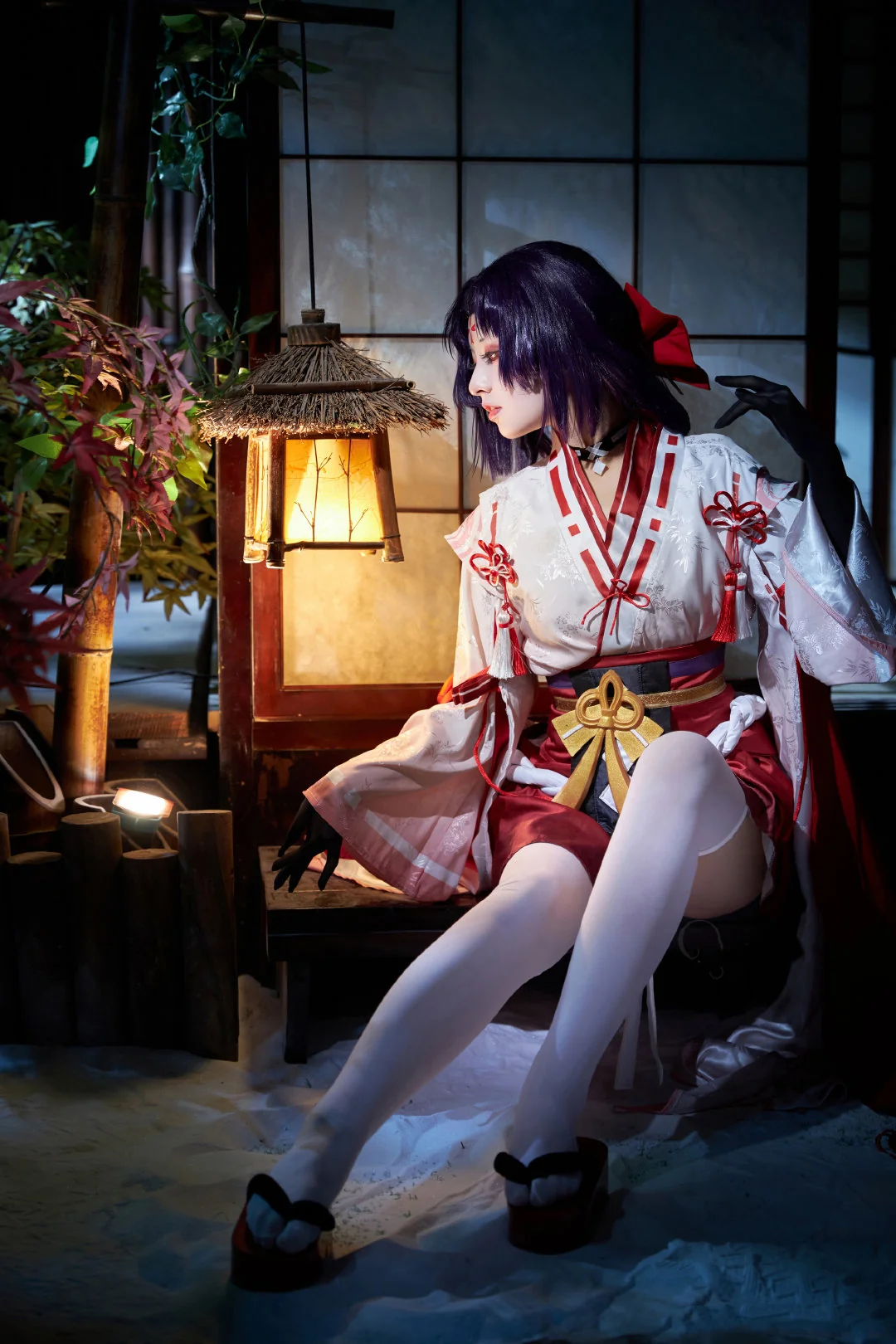 《阴阳师》妖刀姬COS写真