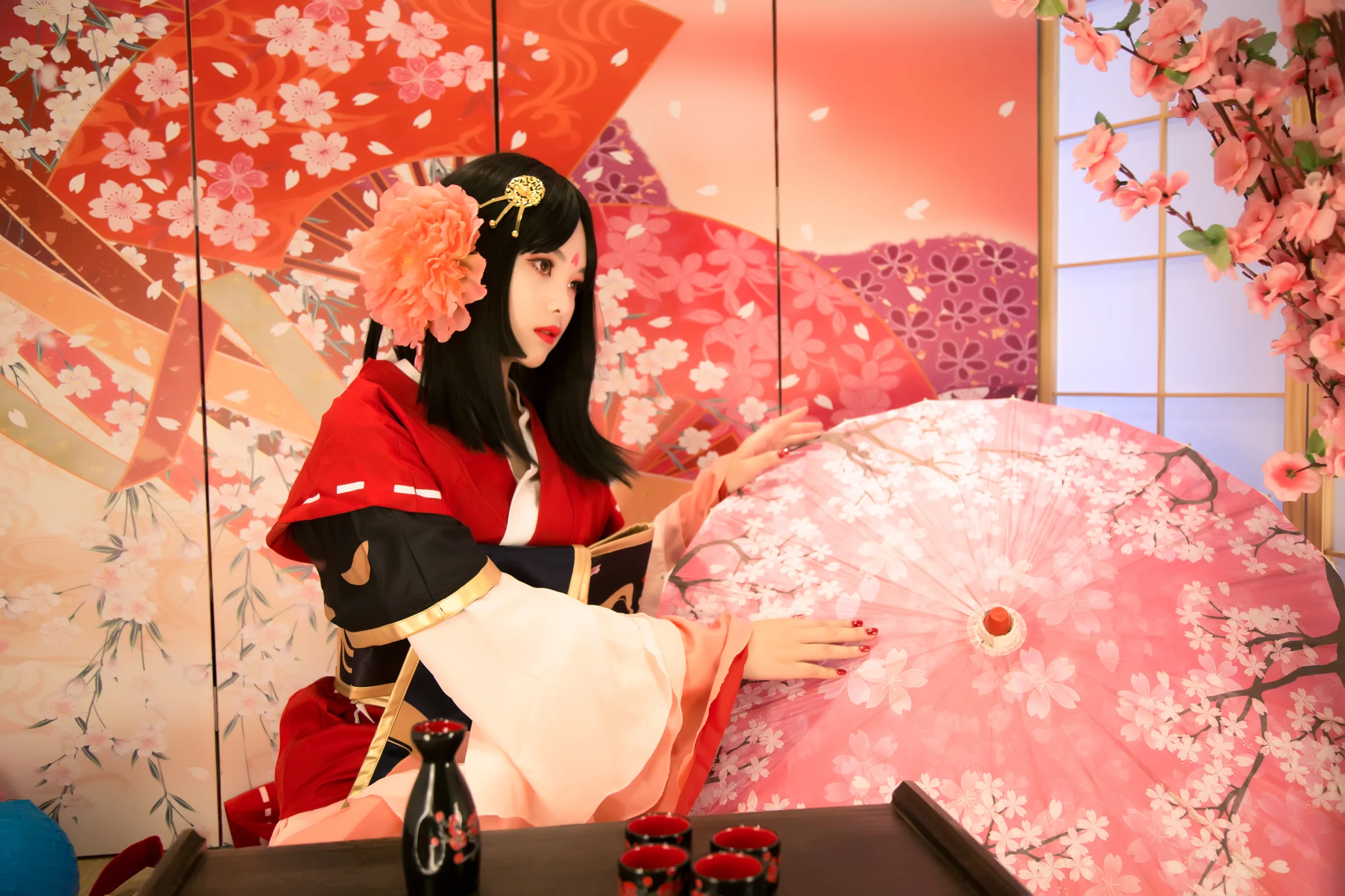 阴阳师樱花妖COS写真 我.....除了你以外不会再爱上任何人了