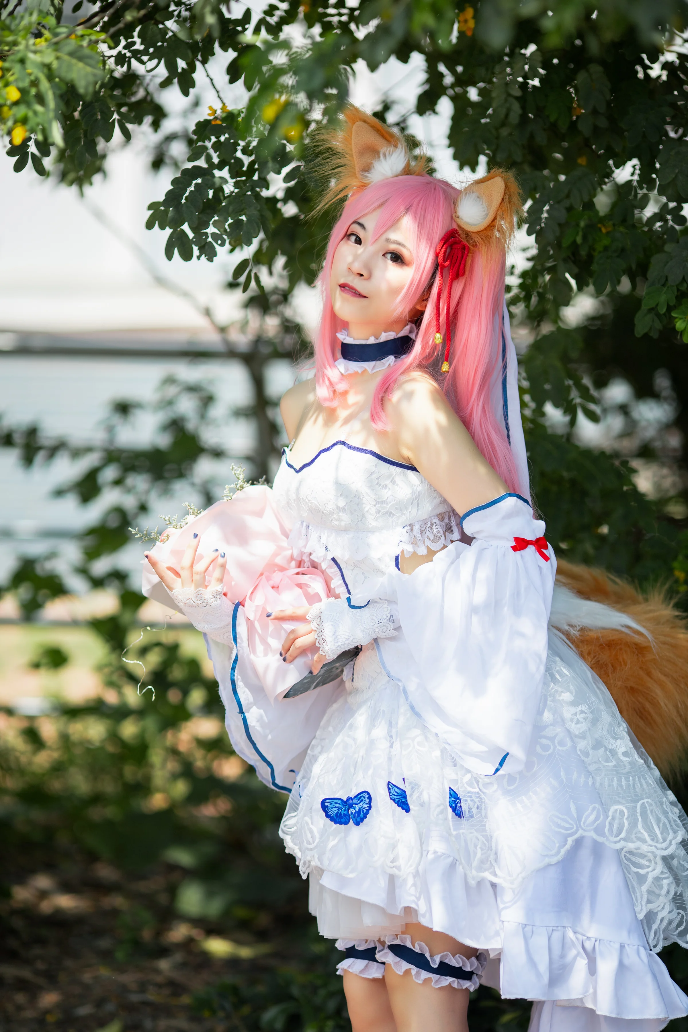Fate/GrandOrder玉藻前花嫁COS写真